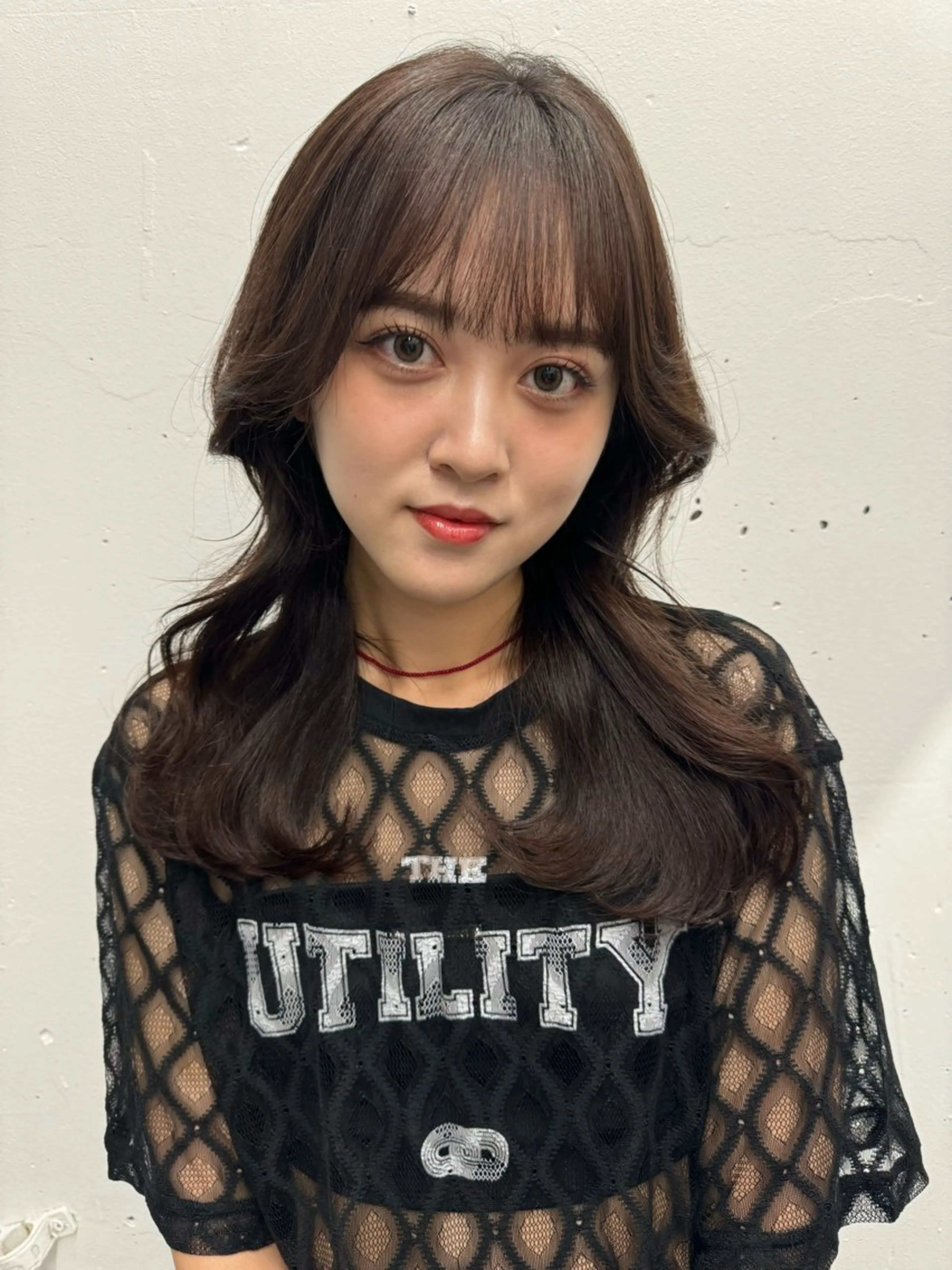 ミディアム カラー カット ヘアカラー トリートメント Pia/KIRIA /福岡美容室のヘアスタイル