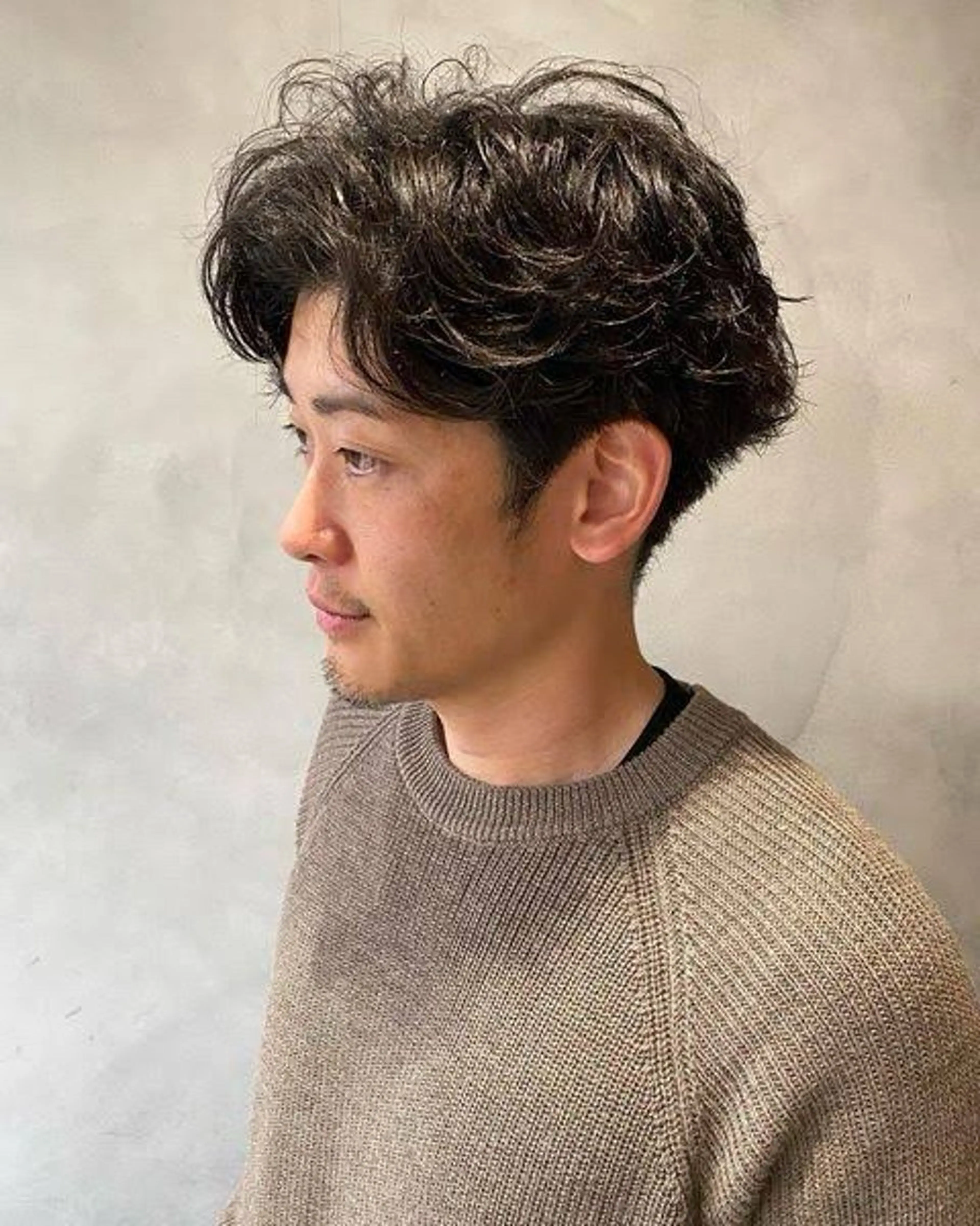 カットモデル パーマモデルの写真