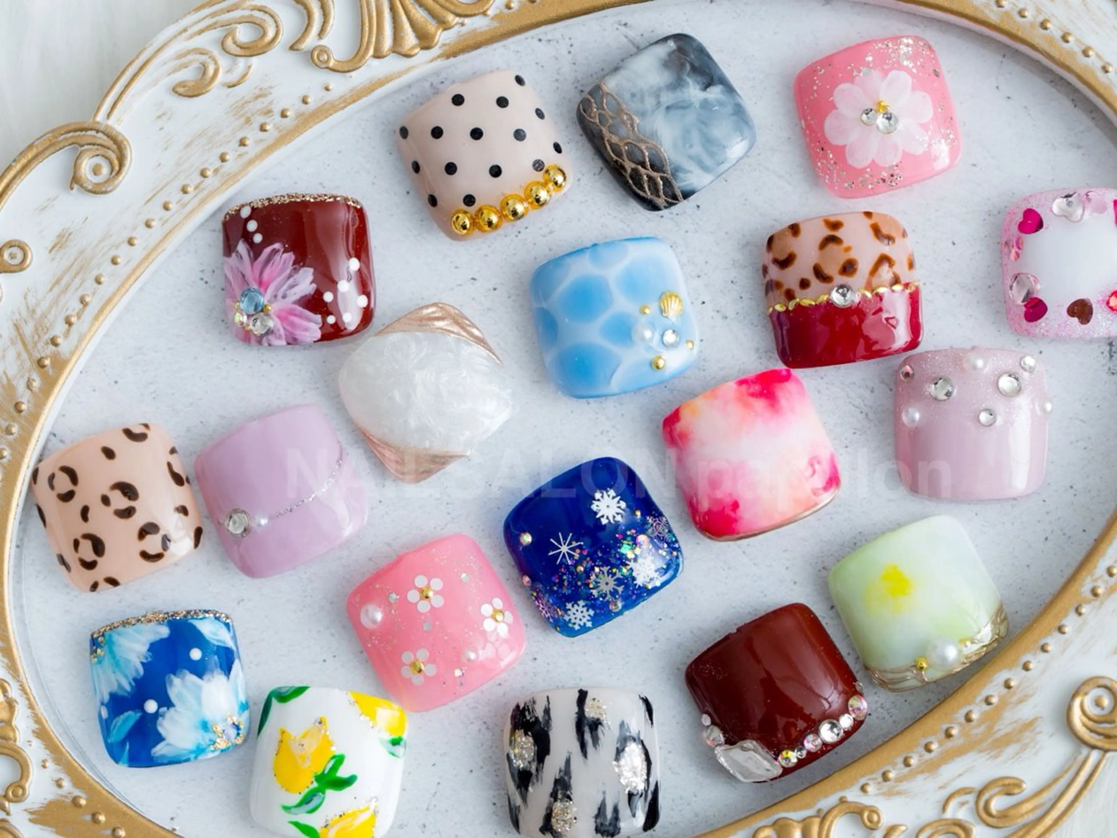 ネイル フットネイル 持ち込み NAILSALON　papillon所属・NAILSALON papillonのネイルデザイン