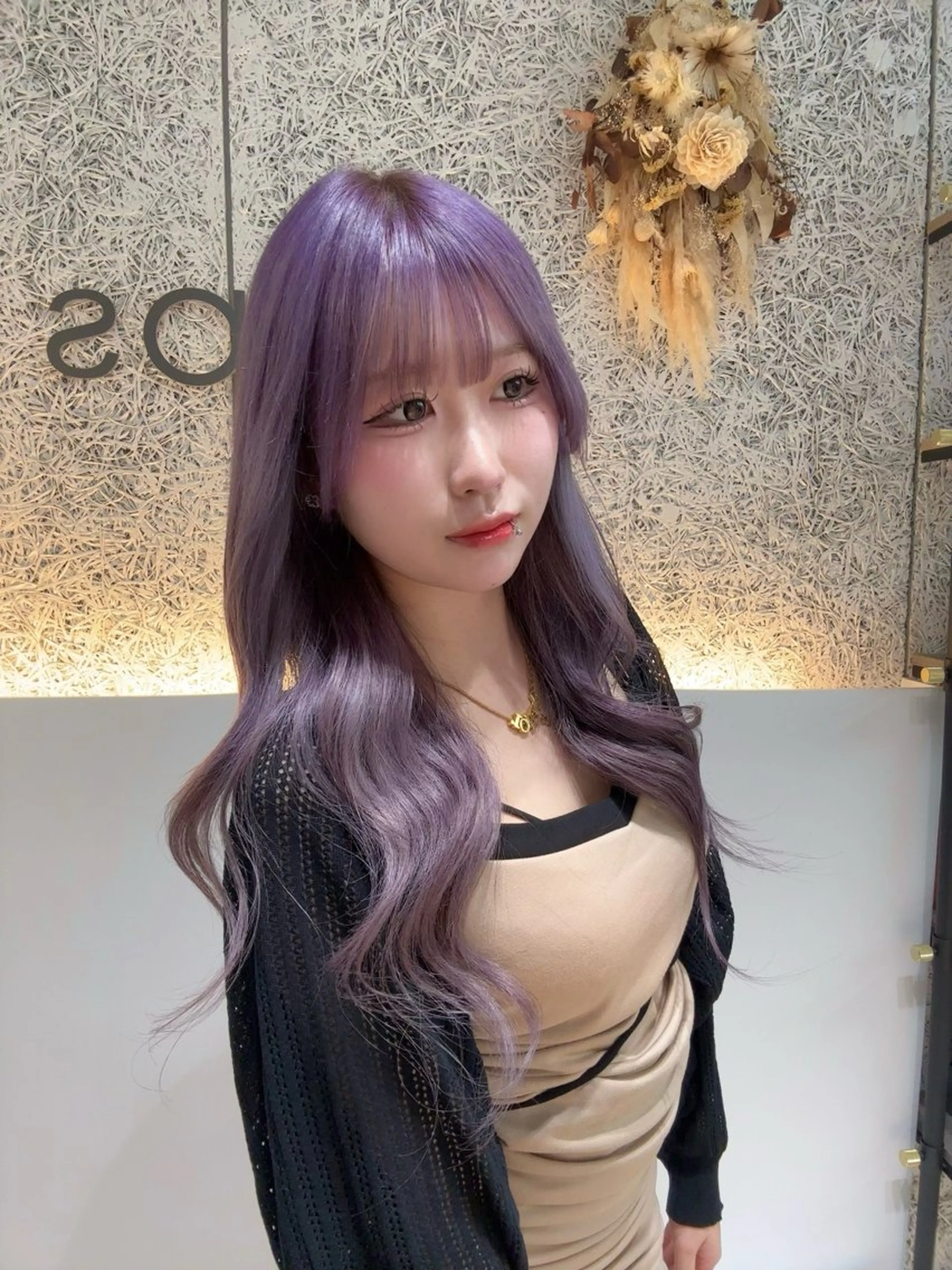 ロング ヘアカラー OPS hair大名 🩵yuna🌙のヘアスタイル