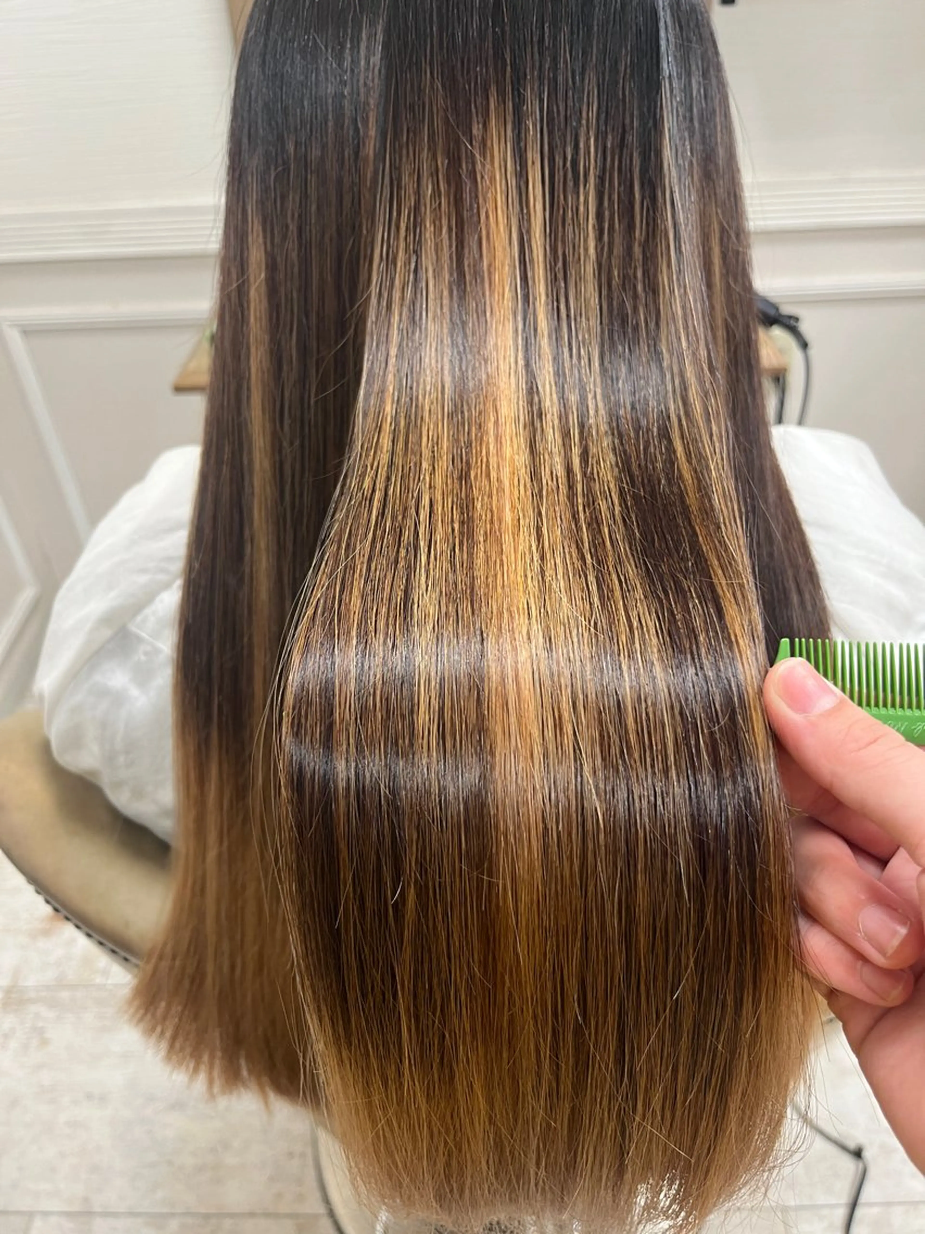 ロング 髪質改善 トリートメント 中村 由布紀のヘアスタイル
