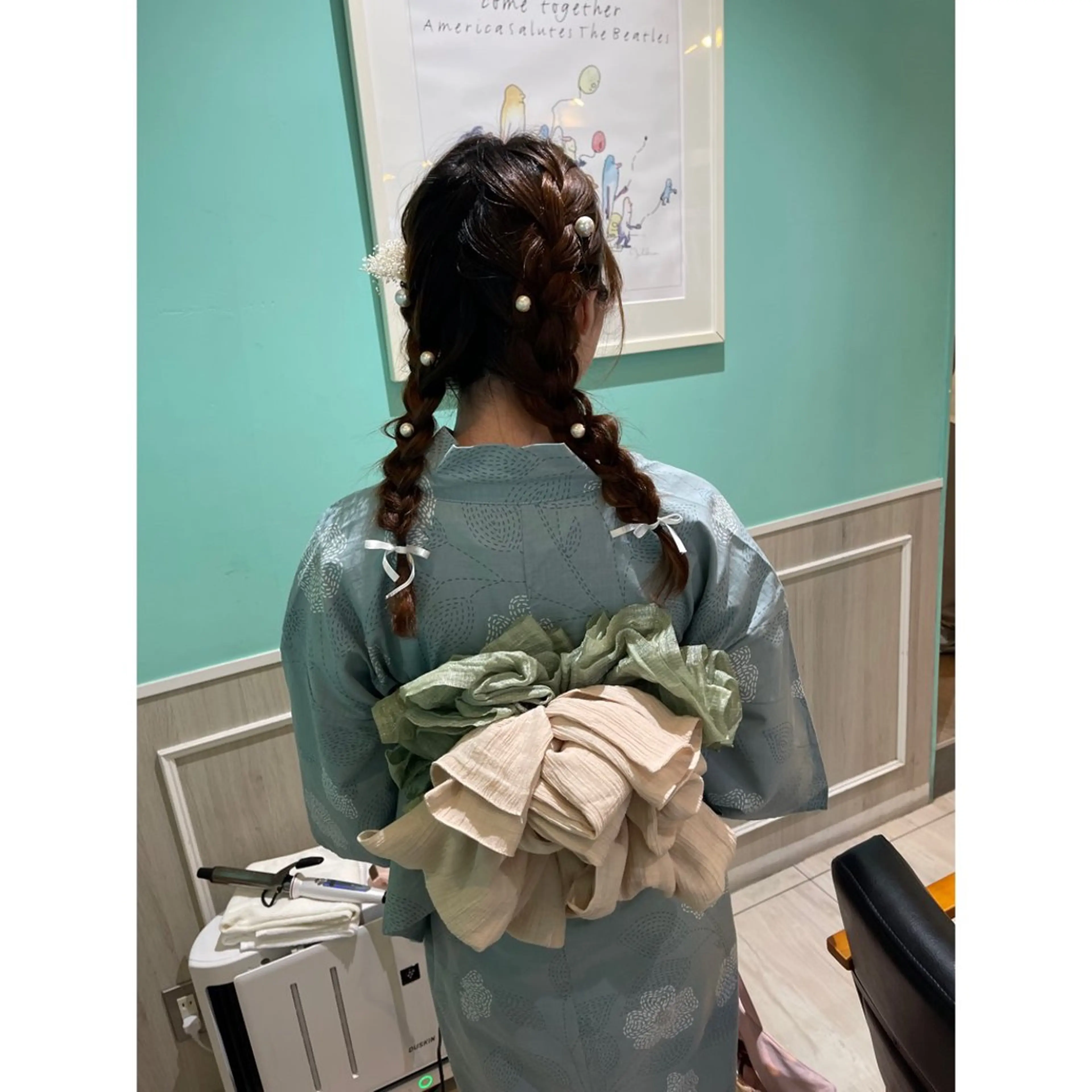 ロング カラー ヘアアレンジ 宮川 莉央のその他イメージ