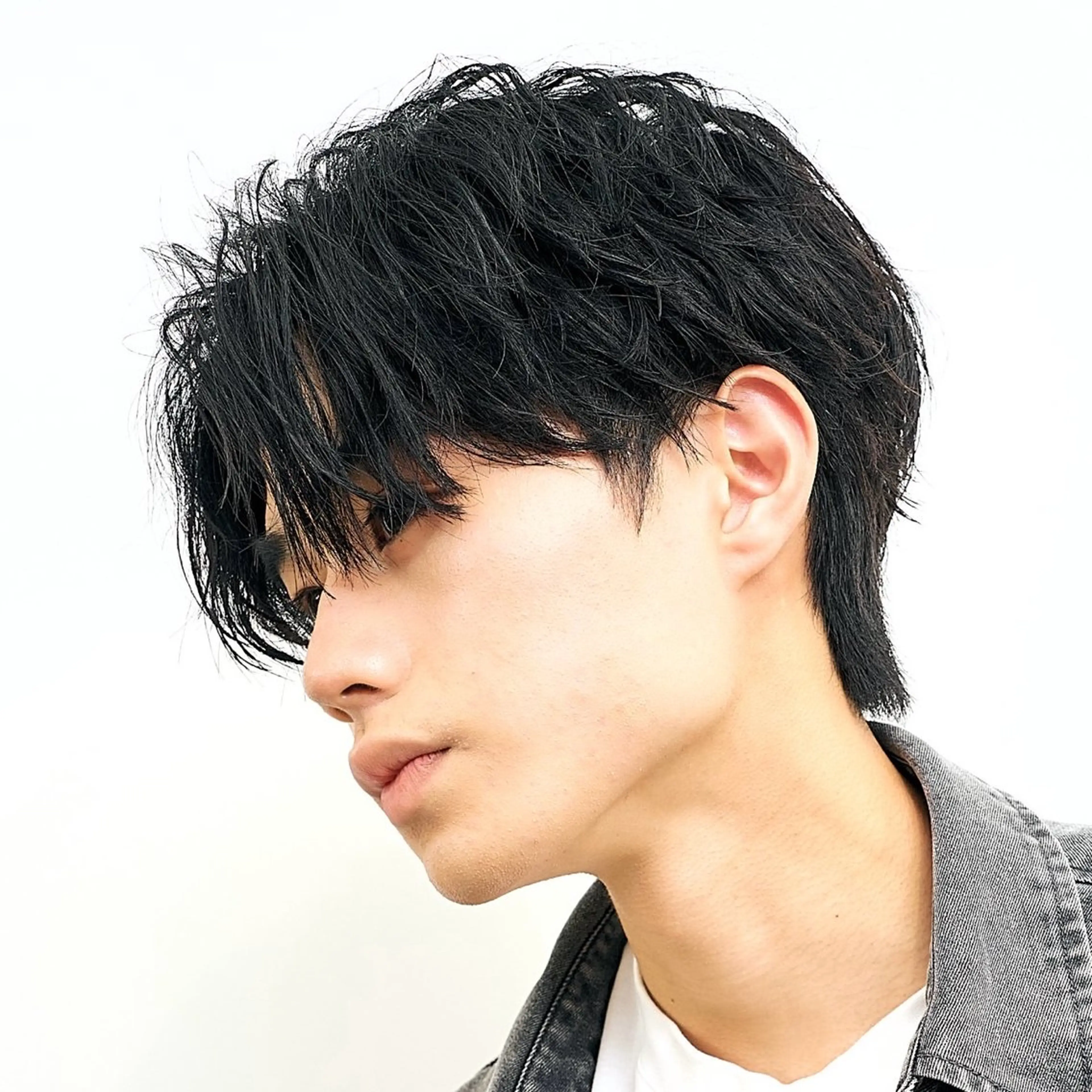 パーマ メンズ メンズブリーチ ダウンパーマ メンズハイトーン カルマパーマ メンズ韓国風 カット パーマ 《メンズ特化》韓国風 パーマ/千原涼麻のヘアスタイル