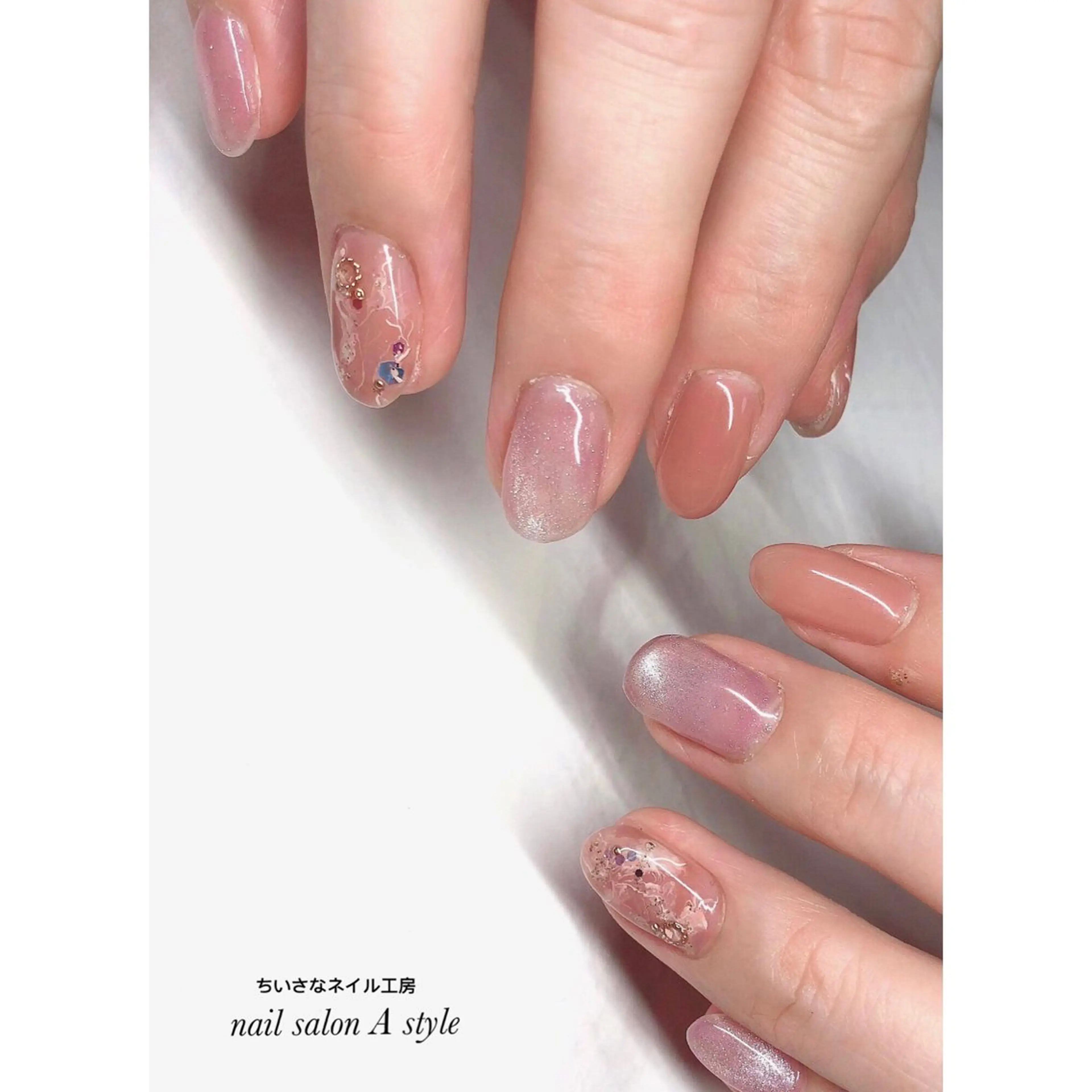 ネイル マグネットネイル nail salon A styleのネイルデザイン