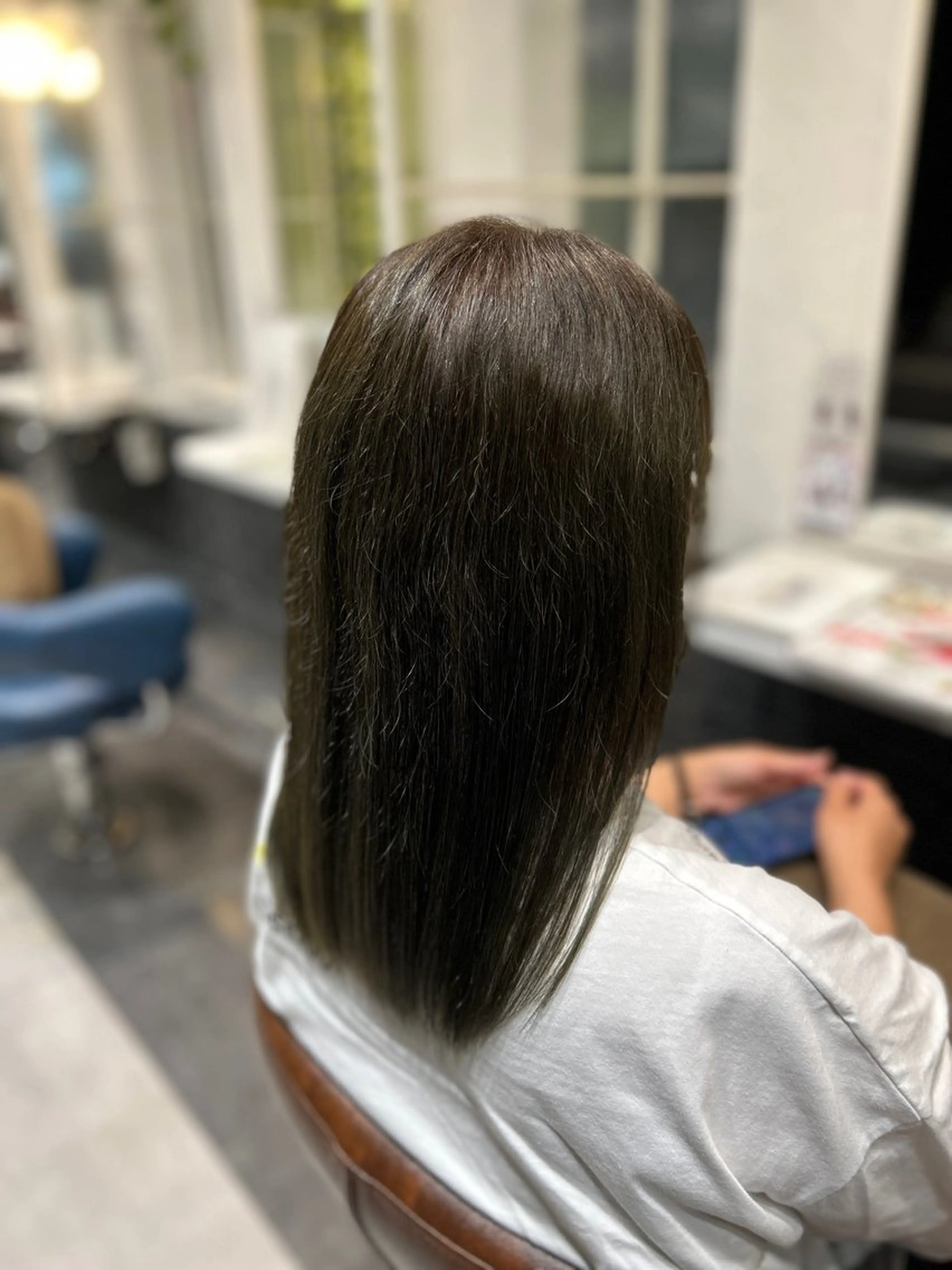 ミディアム カラー ベージュカラー オリーブベージュ ヘアカラー Wiz佐倉店所属・大谷 菜津美のヘアスタイル