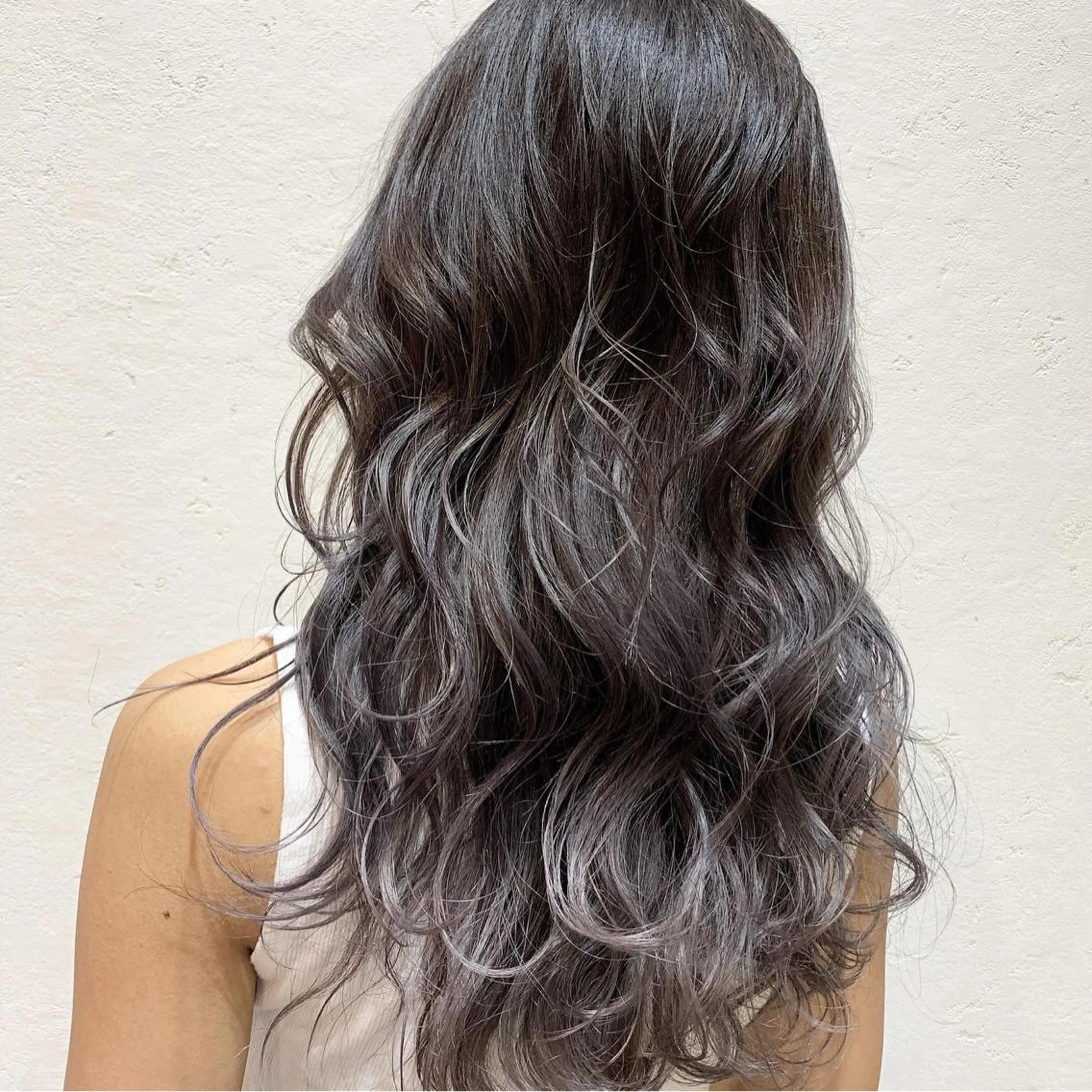 ロング カラー ヘアカラー トリートメント 天野 開のヘアスタイル