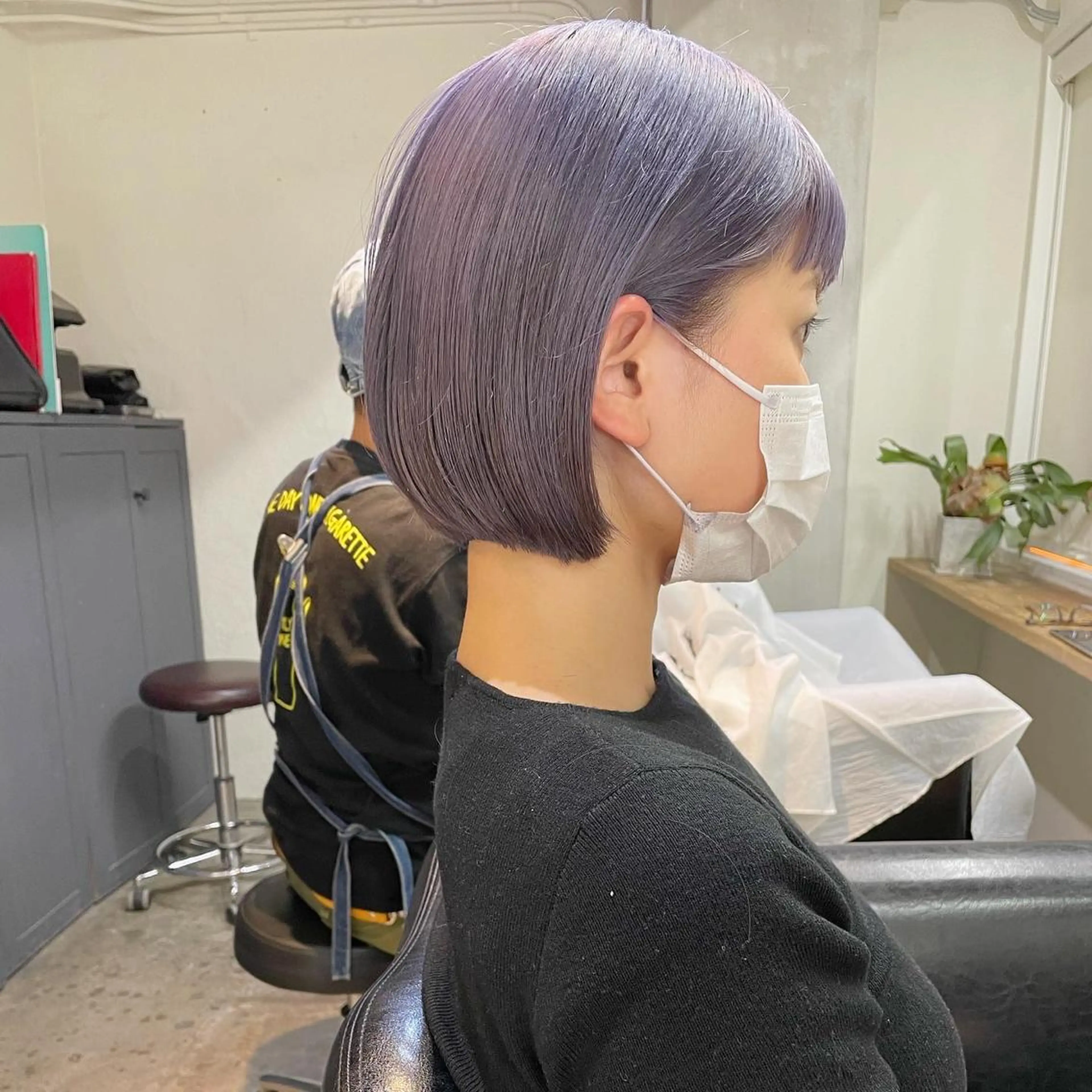 ショート カラー ヘアアレンジ 丸山渉/パーマ エフェクトブリーチのヘアスタイル