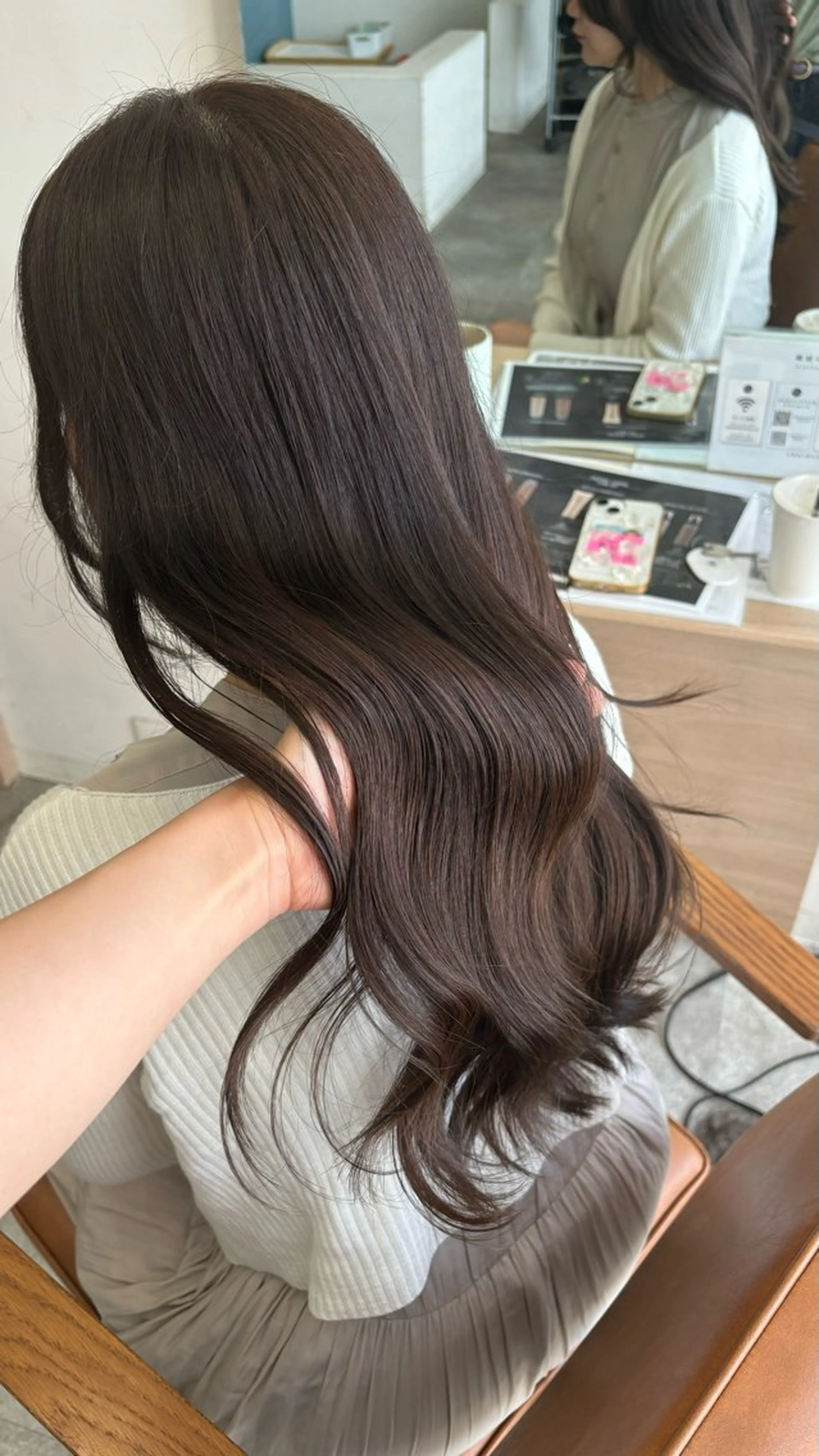 ロング ヘアカラー トリートメント アスカ/ 武庫之荘美容室のヘアスタイル