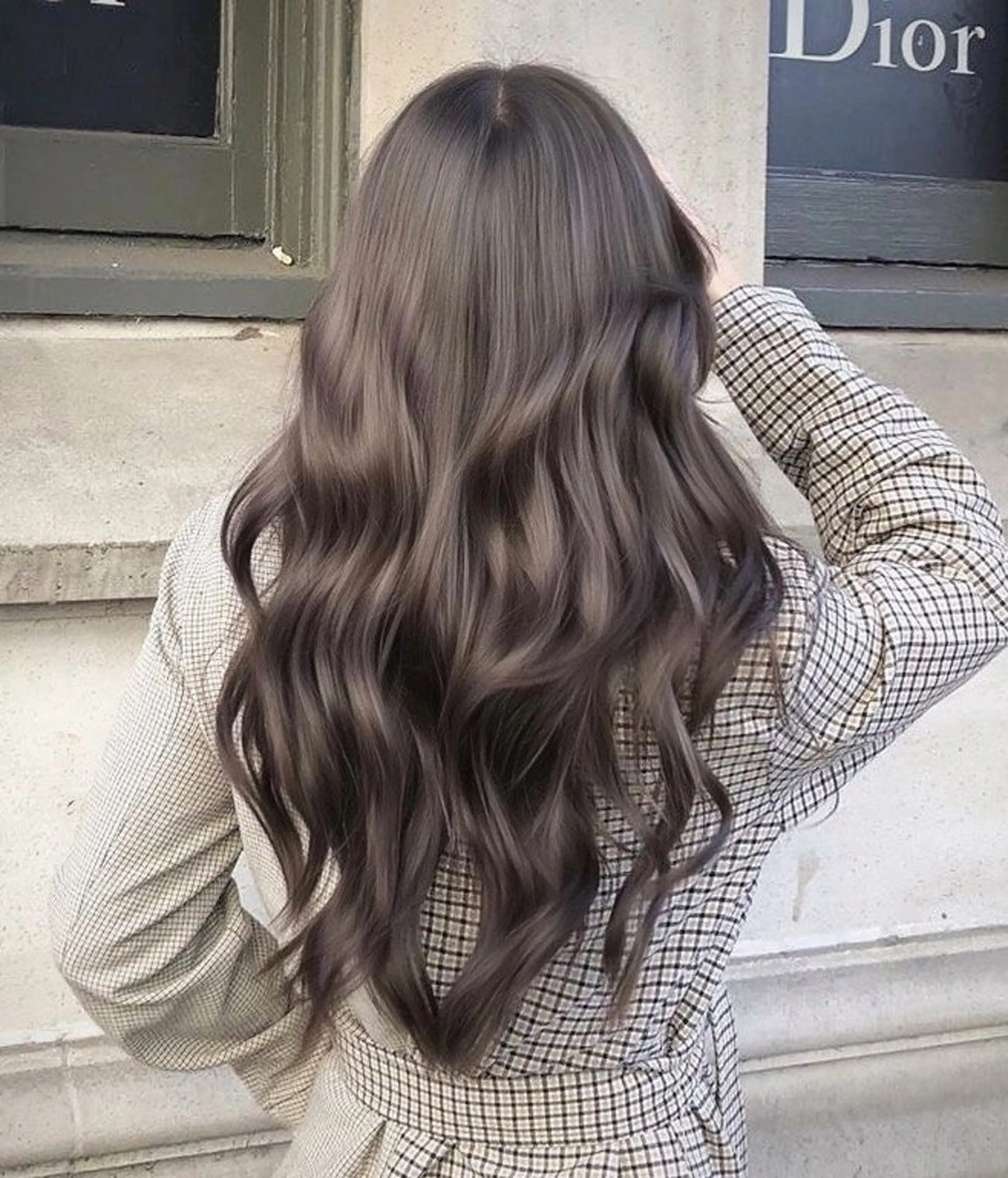 セミロング カラー ヘアアレンジ ベージュカラー ブリーチ ブラウンカラー 透明感カラー ダブルカラー カット ヘアカラー トリートメント ヘアセット 藤岡 誠也のヘアスタイル