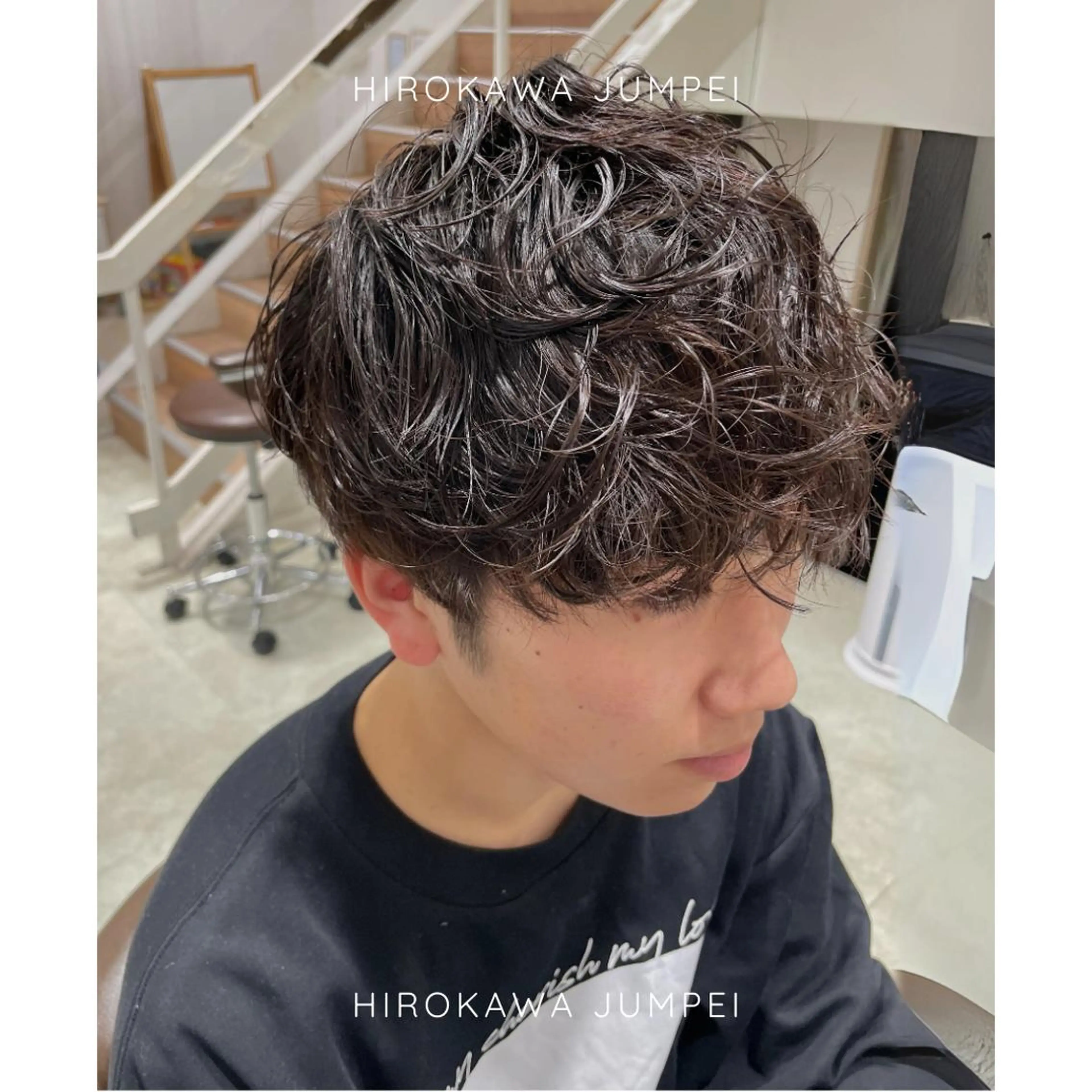 ミディアム 自宅でも扱いやすい メンズヘアに ♻️のヘアスタイル
