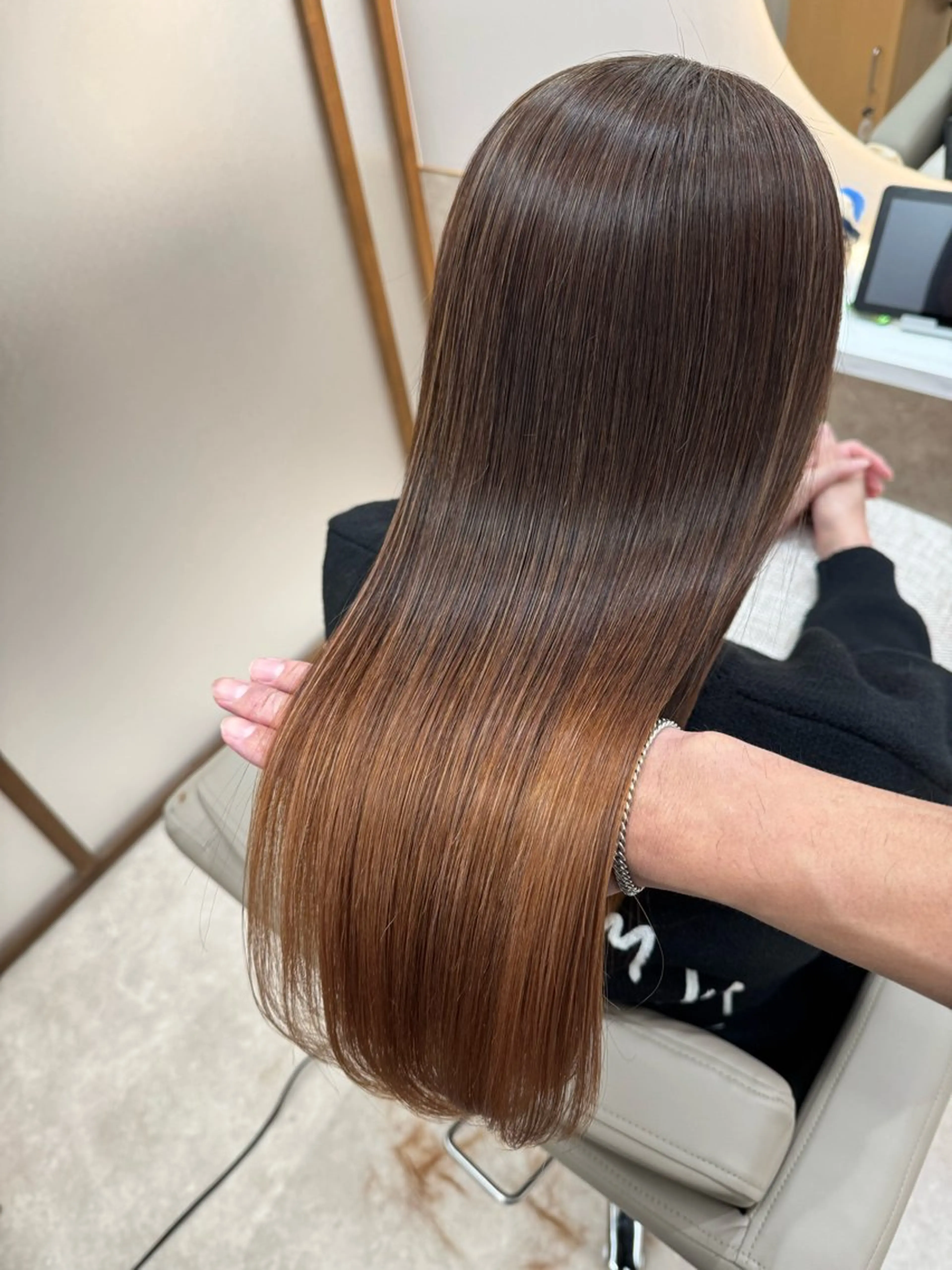 ロング カット ヘアカラー ヘッドスパ 髪質改善/縮毛矯正/ 🌟櫻井🌟のヘアスタイル