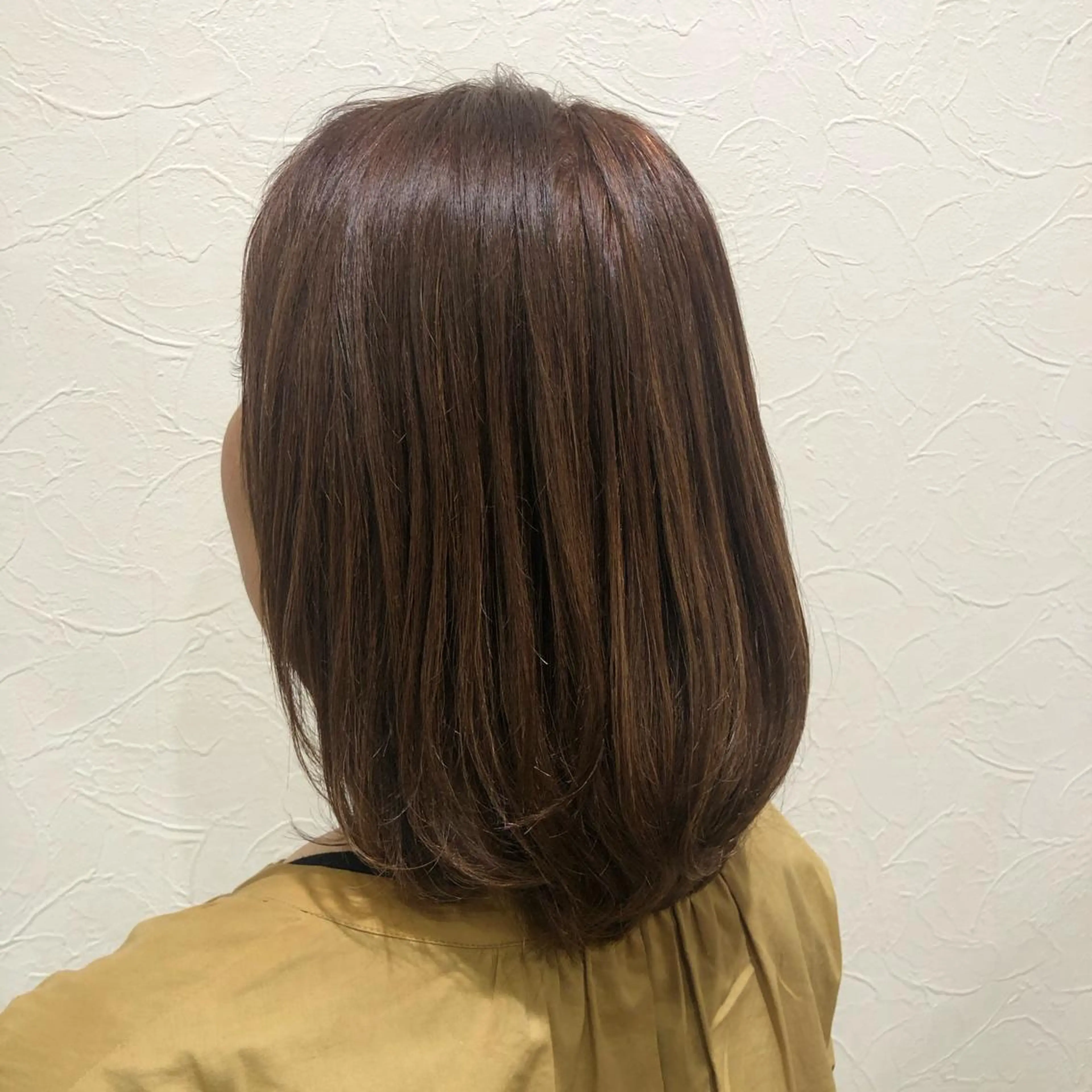 ミディアム カラー ピンクカラー 髪質改善ageless所属・ageless/ marina髪質改善のヘアスタイル