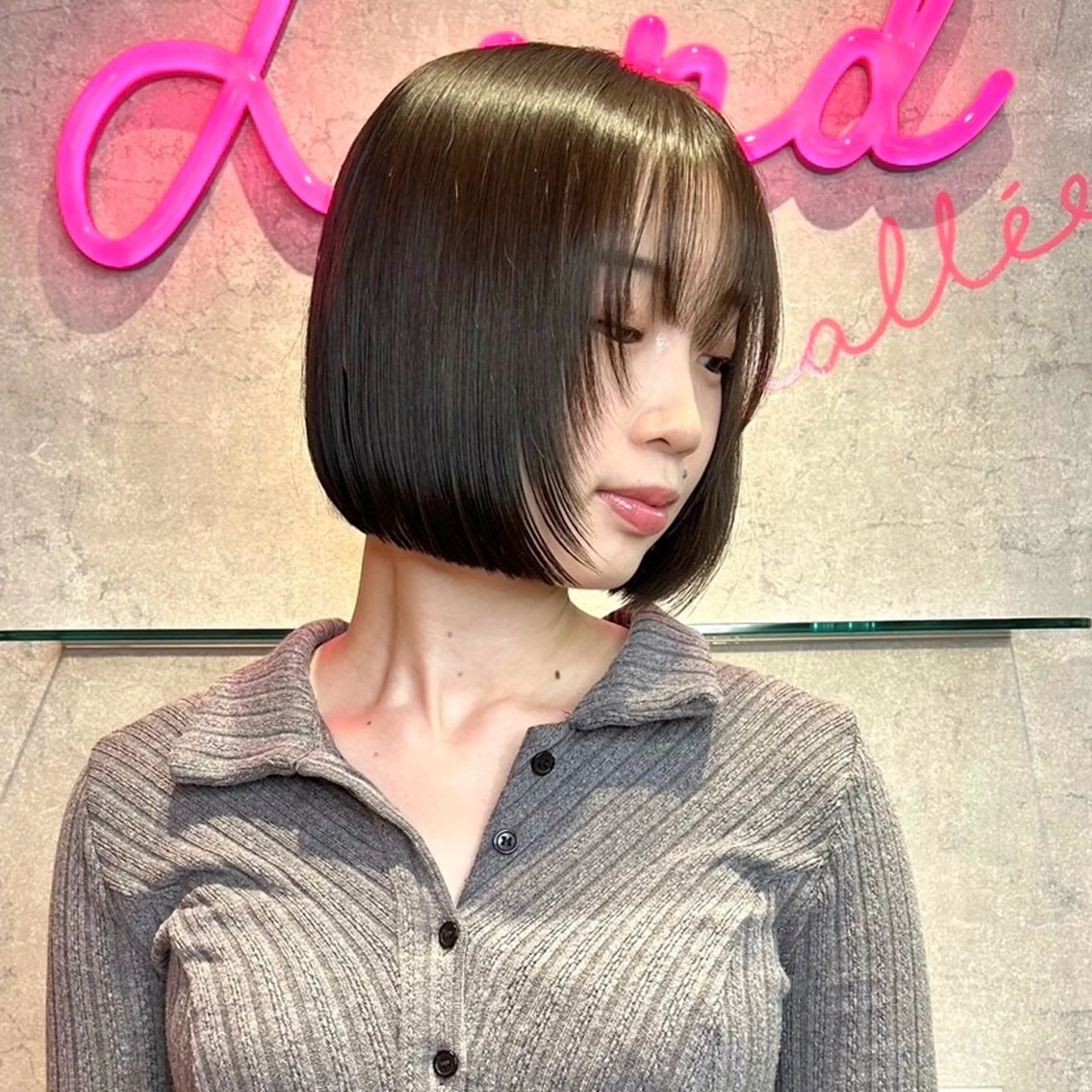 ショート カット 縮毛矯正 トリートメント 銀座/韓国レイヤー髪 質改善/RYUのヘアスタイル