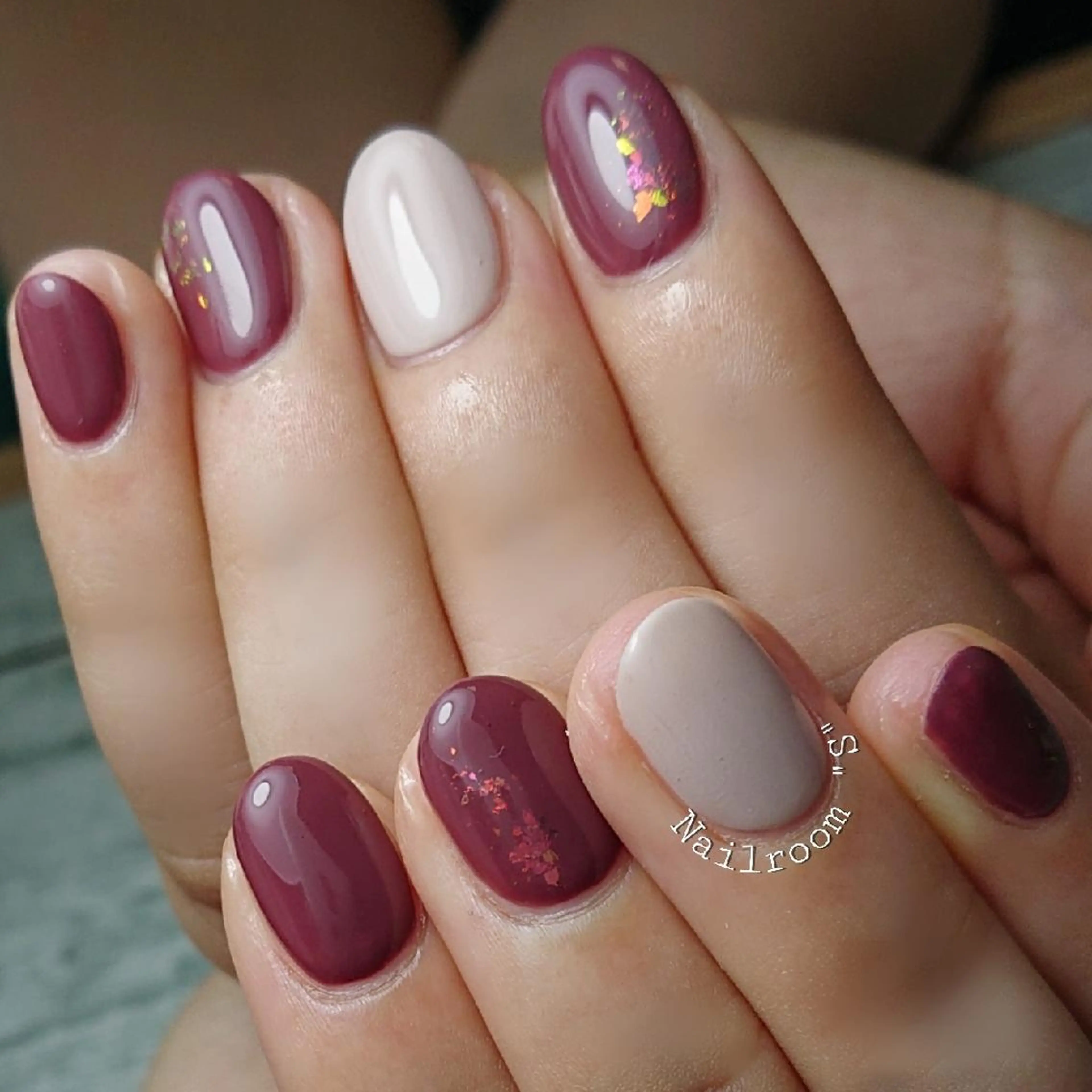 ネイル オフィスネイル Nail room  "S"  SAKAIのネイルデザイン