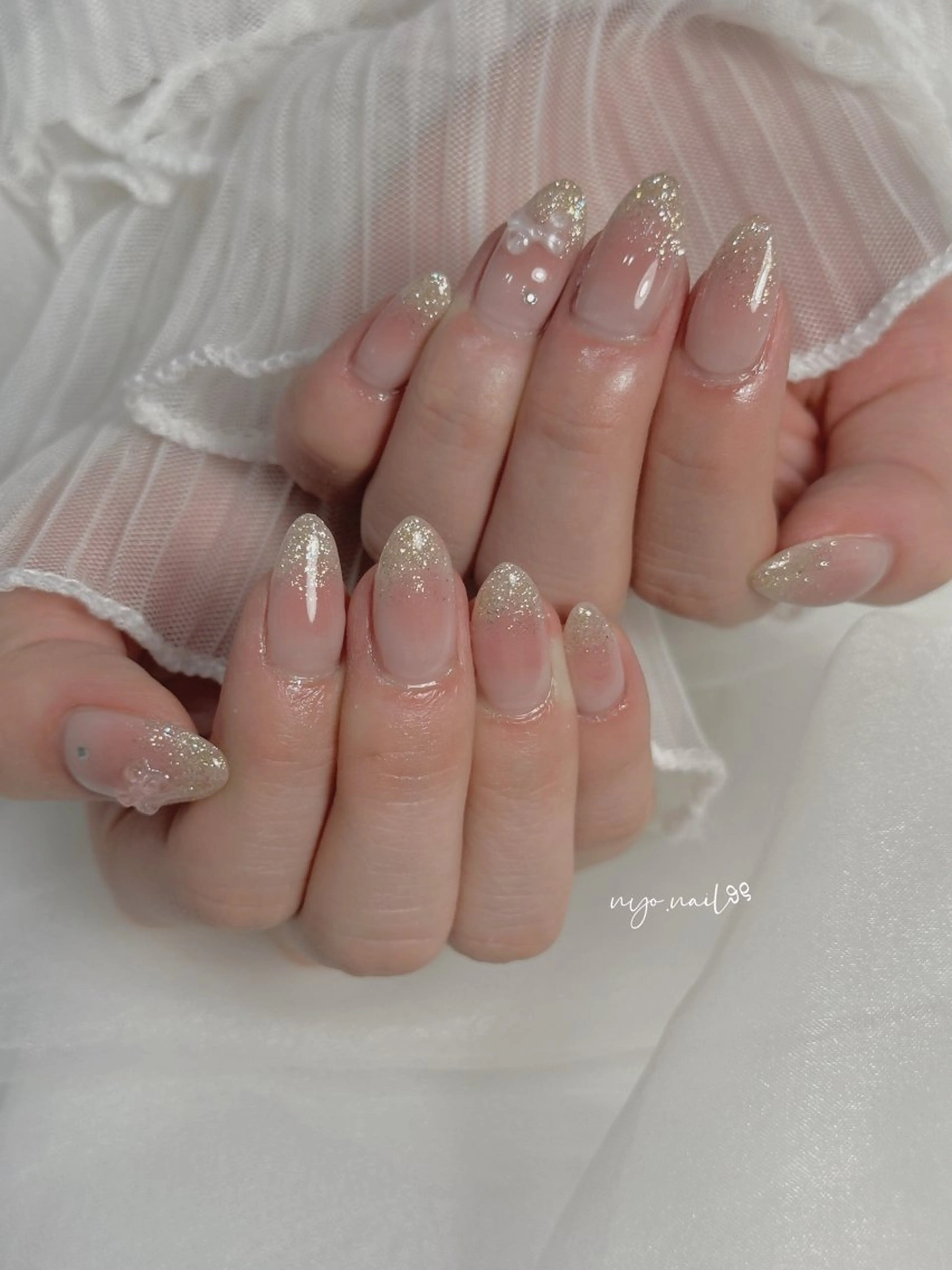 ネイル 🩵ニヨ ネイル ☁️のネイルデザイン