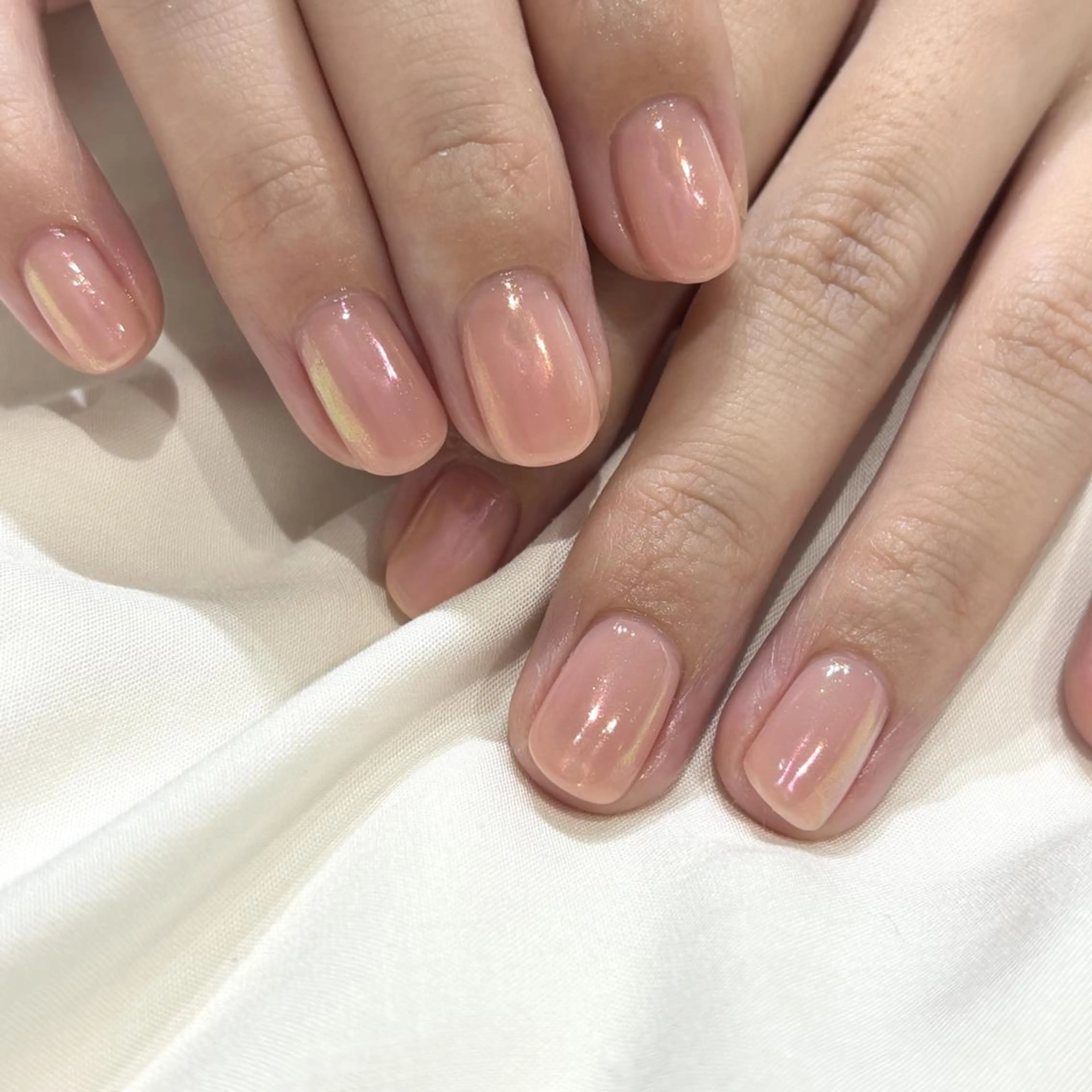 【オフ有り】オーロラ/ミラーネイル【ハンド】の写真