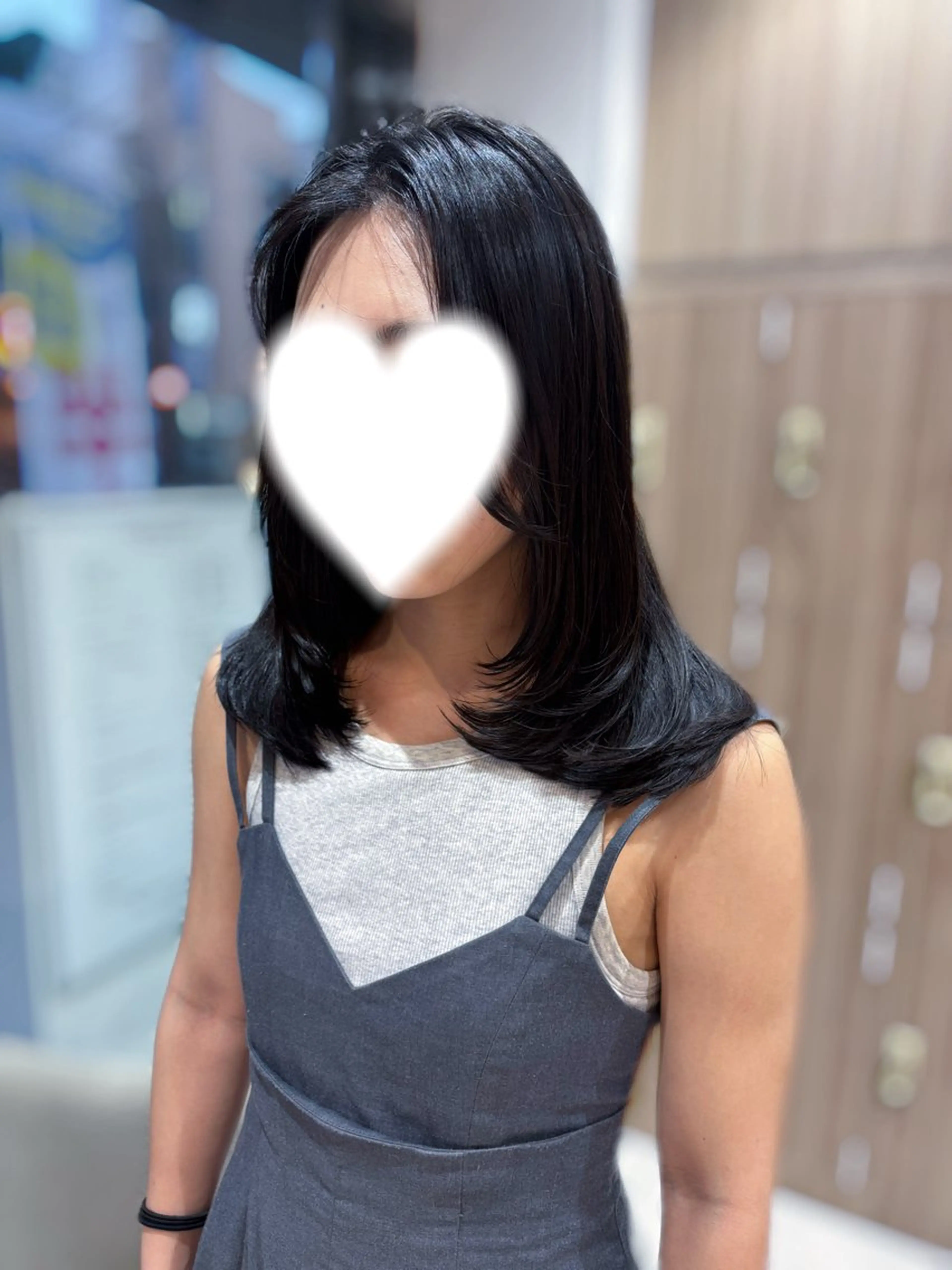 ロング レイヤーカット カット 波巻きスパイラル・ カルマ/aoiのヘアスタイル