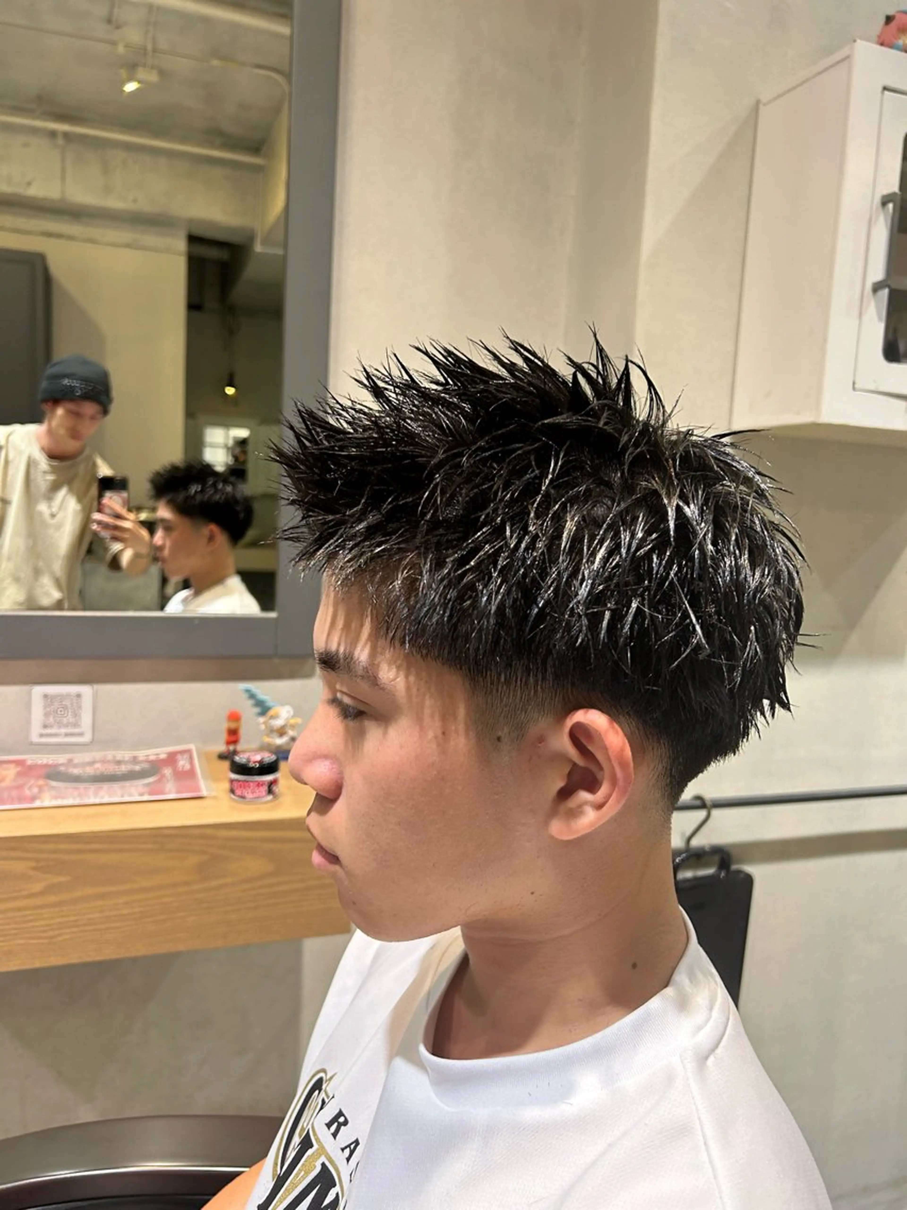 ショート メンズ スパイキーショート ショートヘア 🃏菅原男🃏 【men's職人】のヘアスタイル