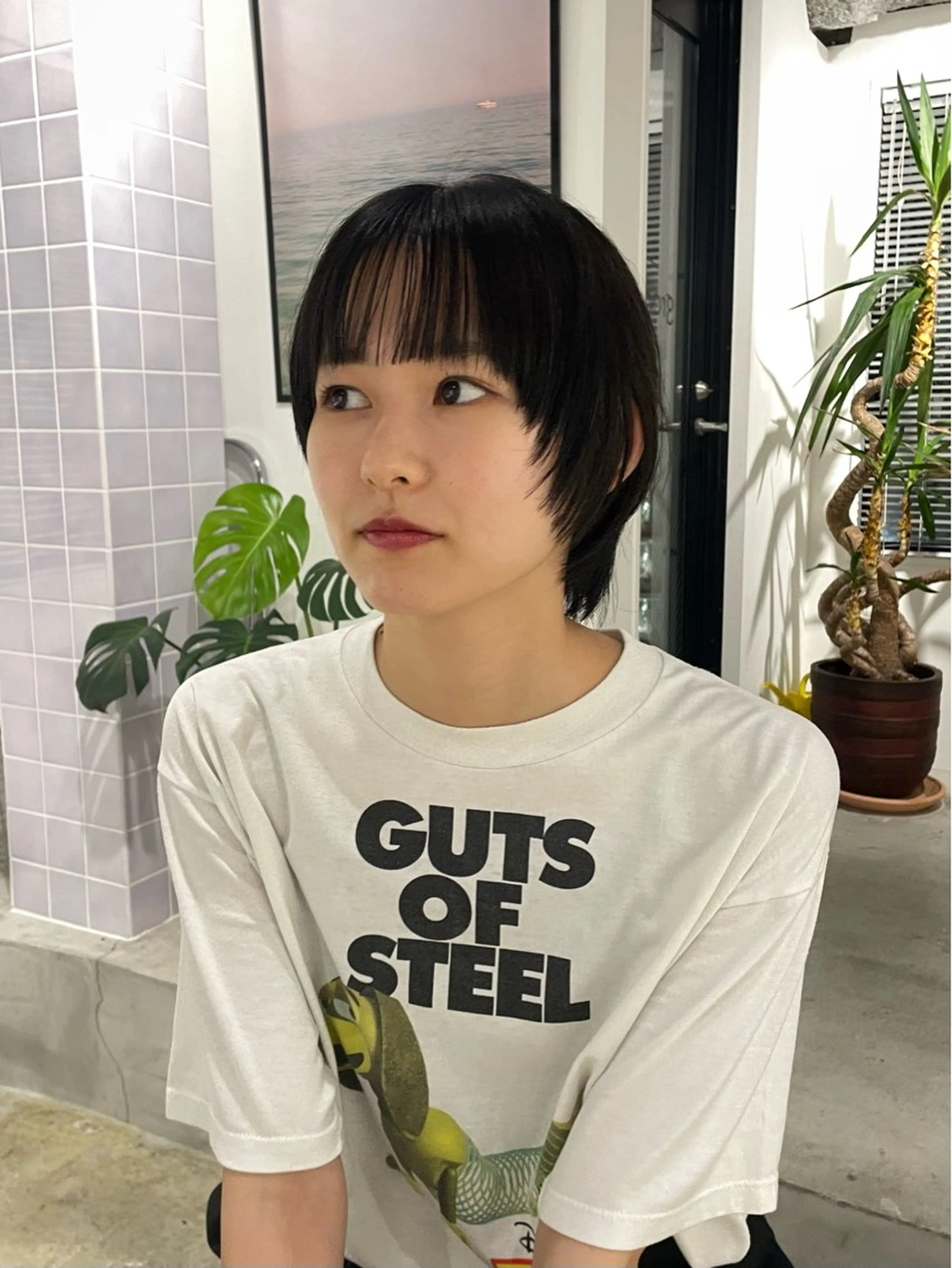 ショート カット ヘアカラー トリートメント groovy所属・学芸大学/bob/ Sakuraのヘアスタイル