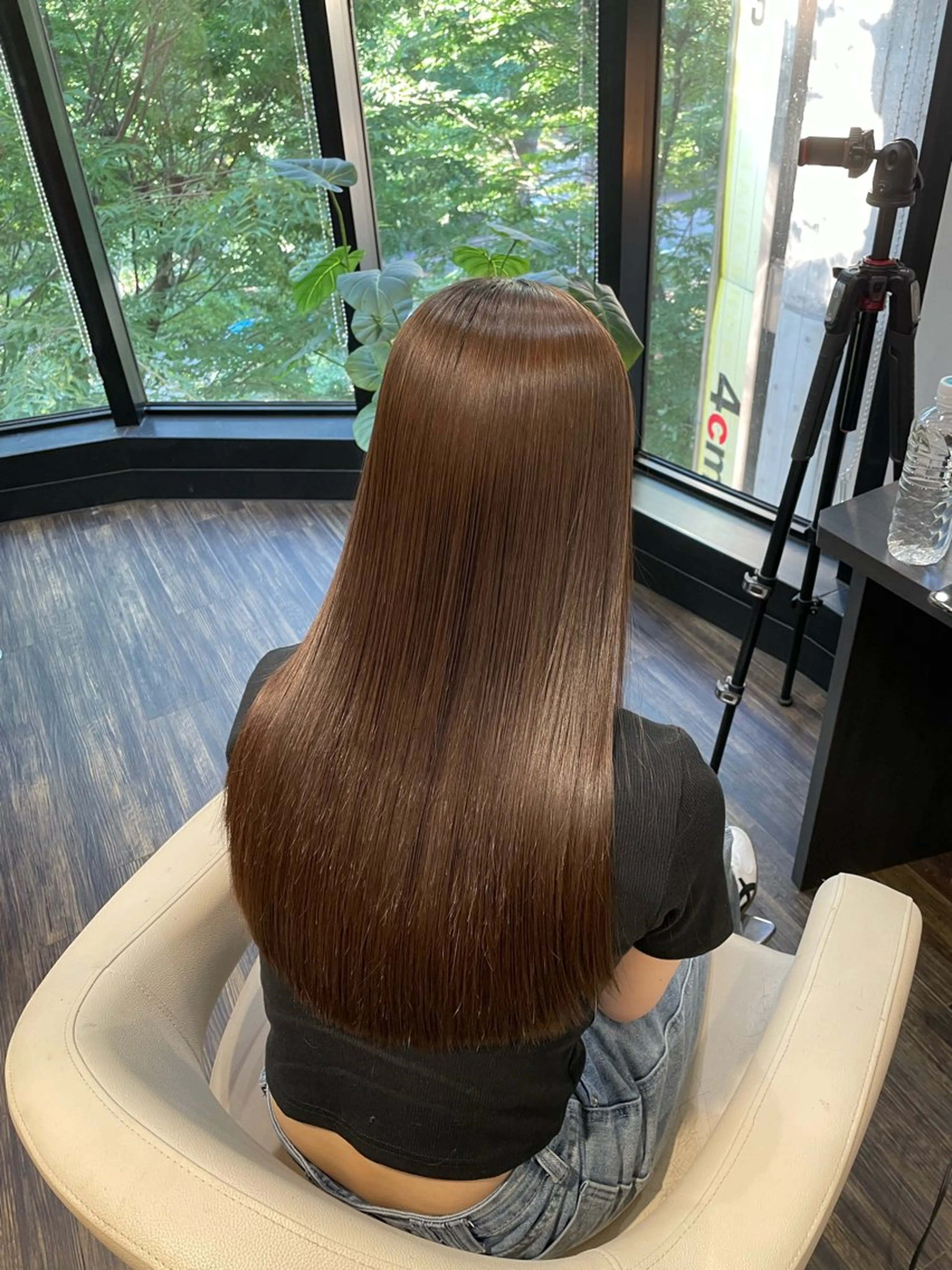 ロング カット 縮毛矯正 脇 麻紘のヘアスタイル