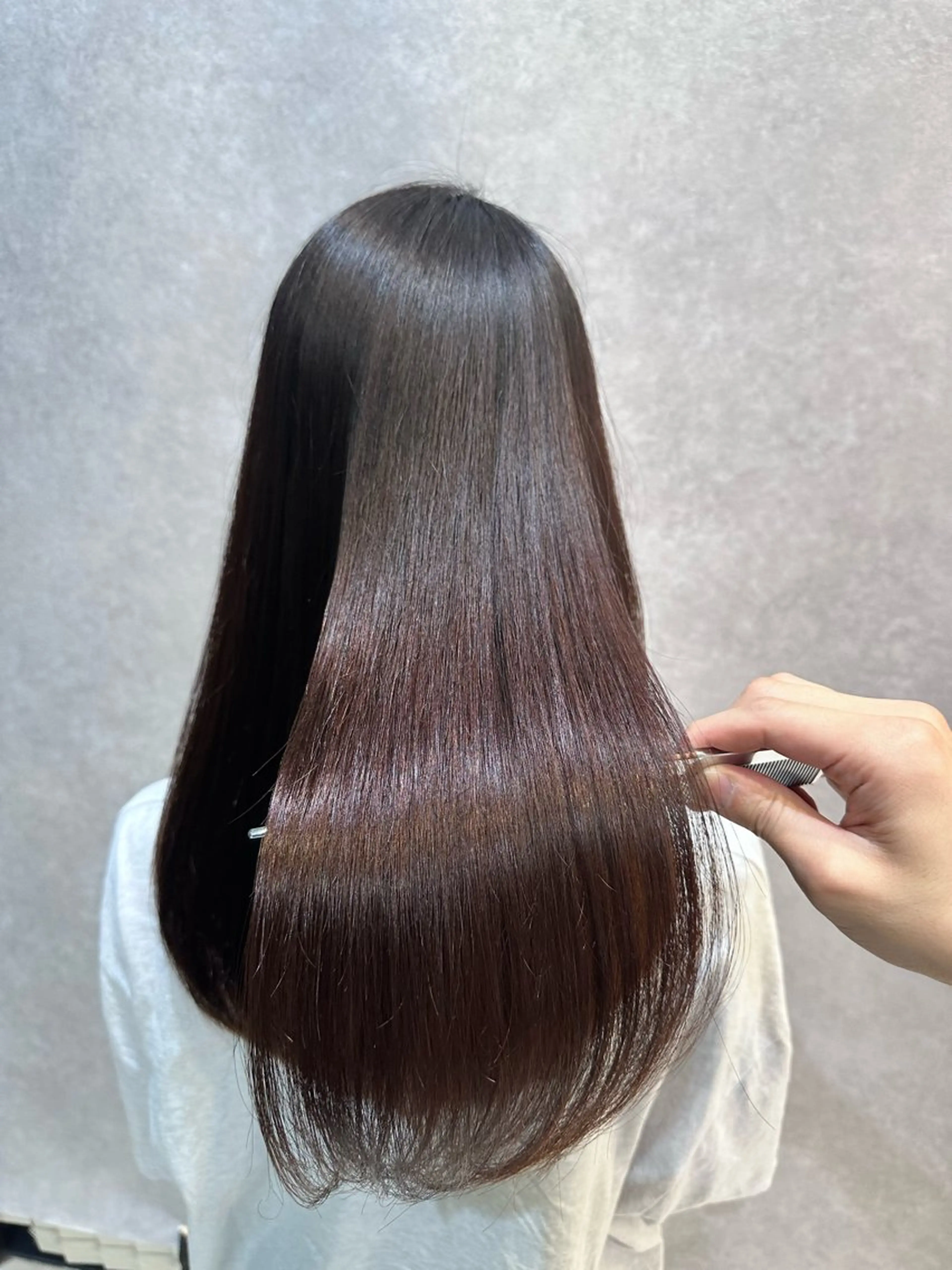 ロング 🔸縮毛矯正/髪質 改善カラー石崎🔸のヘアスタイル