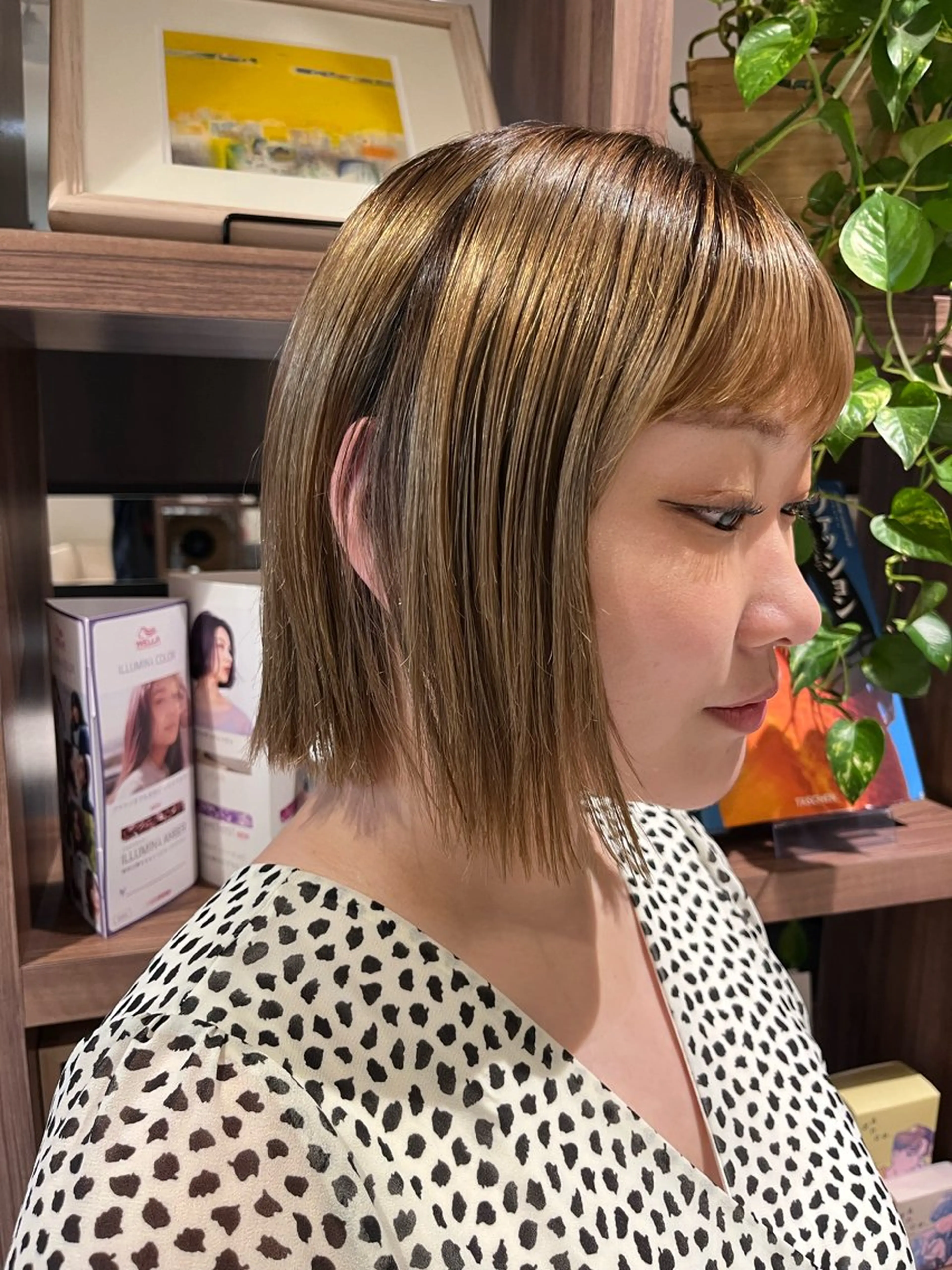 ショート 切りっぱなしボブ ボブ dogstar小林諒 レイヤー/パーマのヘアスタイル