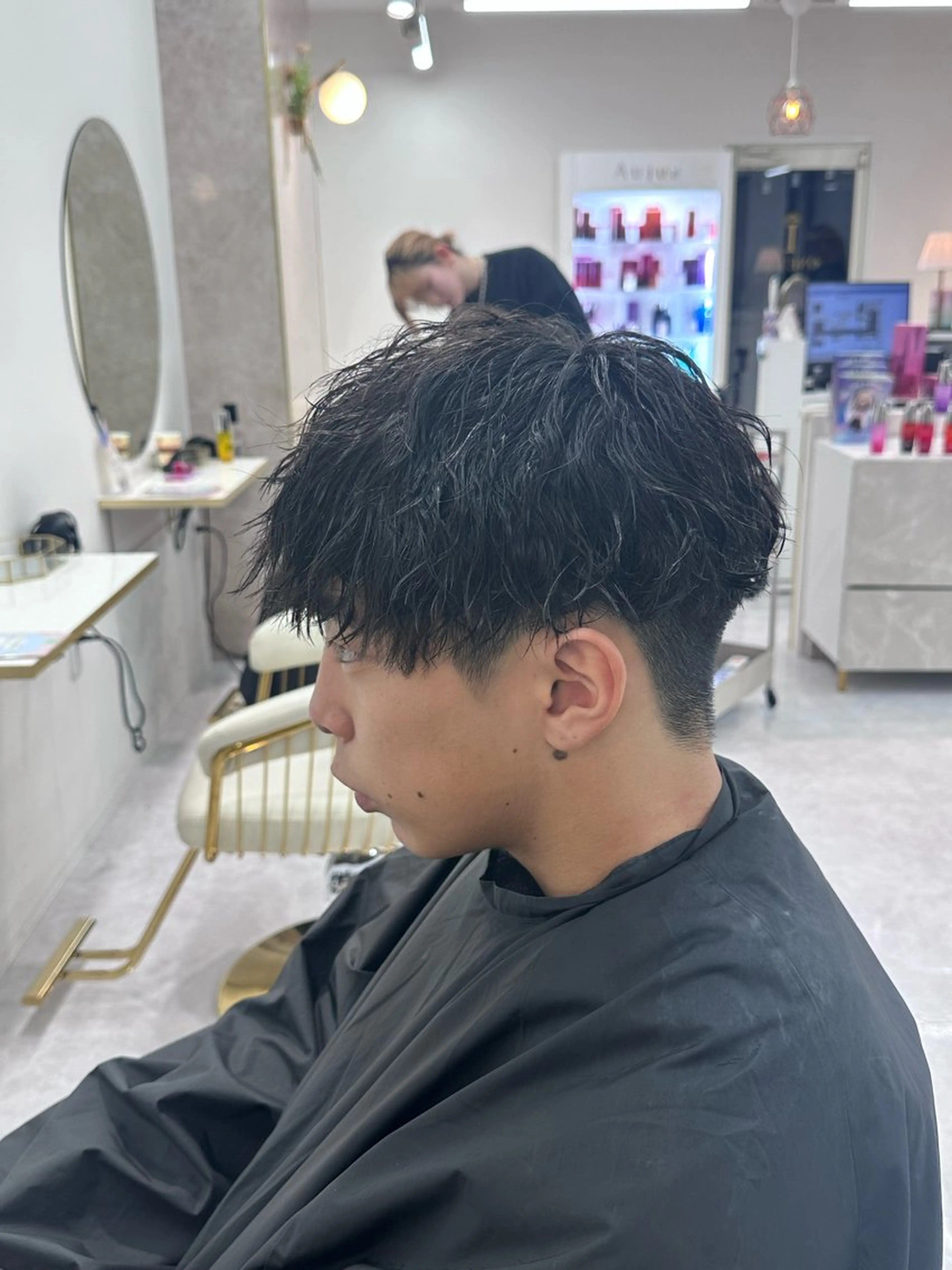 パーマ メンズ 艶髪カラー RIKU🎈のヘアスタイル