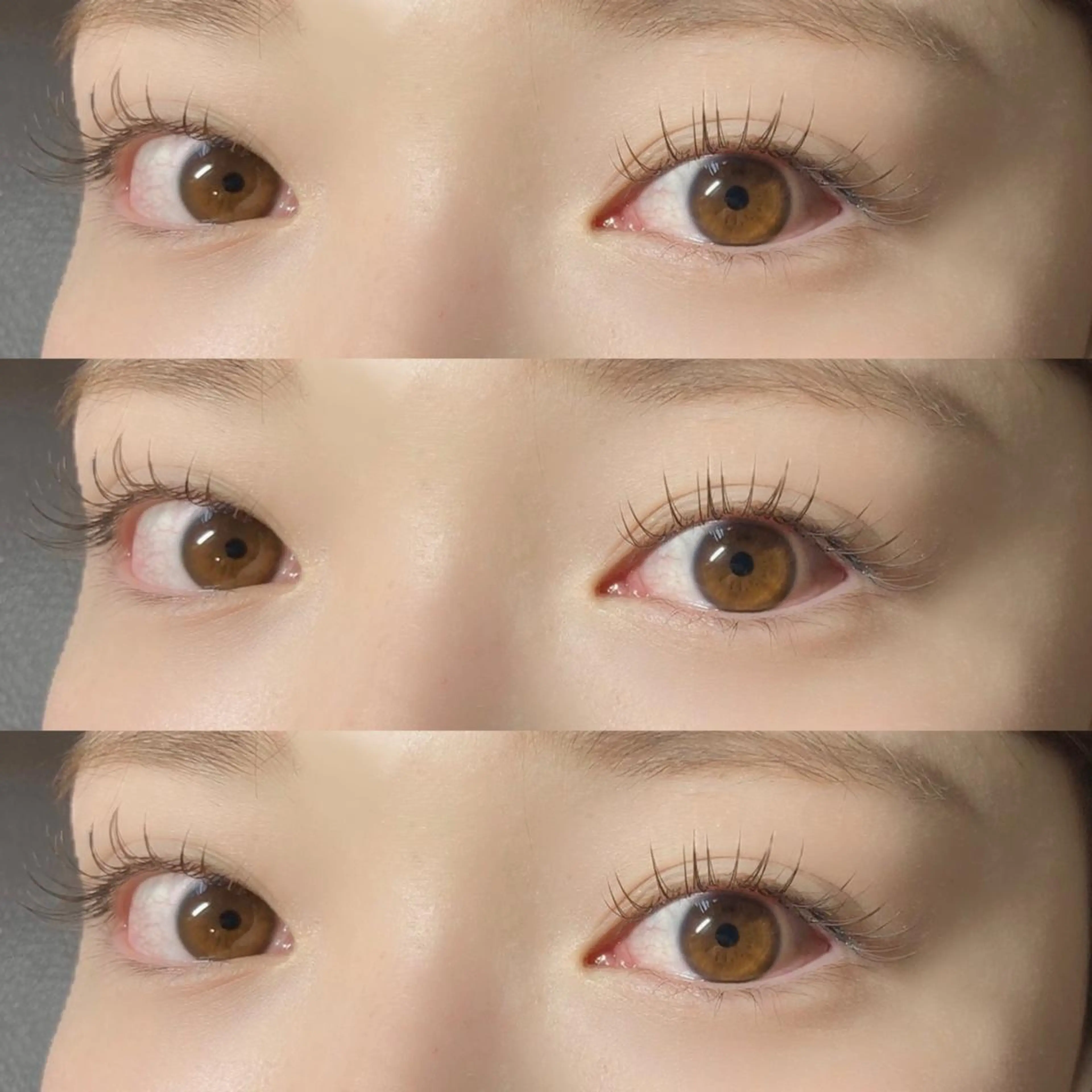 ミディアム カラー ヘアアレンジ ネイル マツエク・マツパ アイブロウ ブラウン 𓊆ᶠᵉᵉʸ𓊇 ᶜᴴᴵᴴᴬᴿᵁのマツエク・マツパデザイン