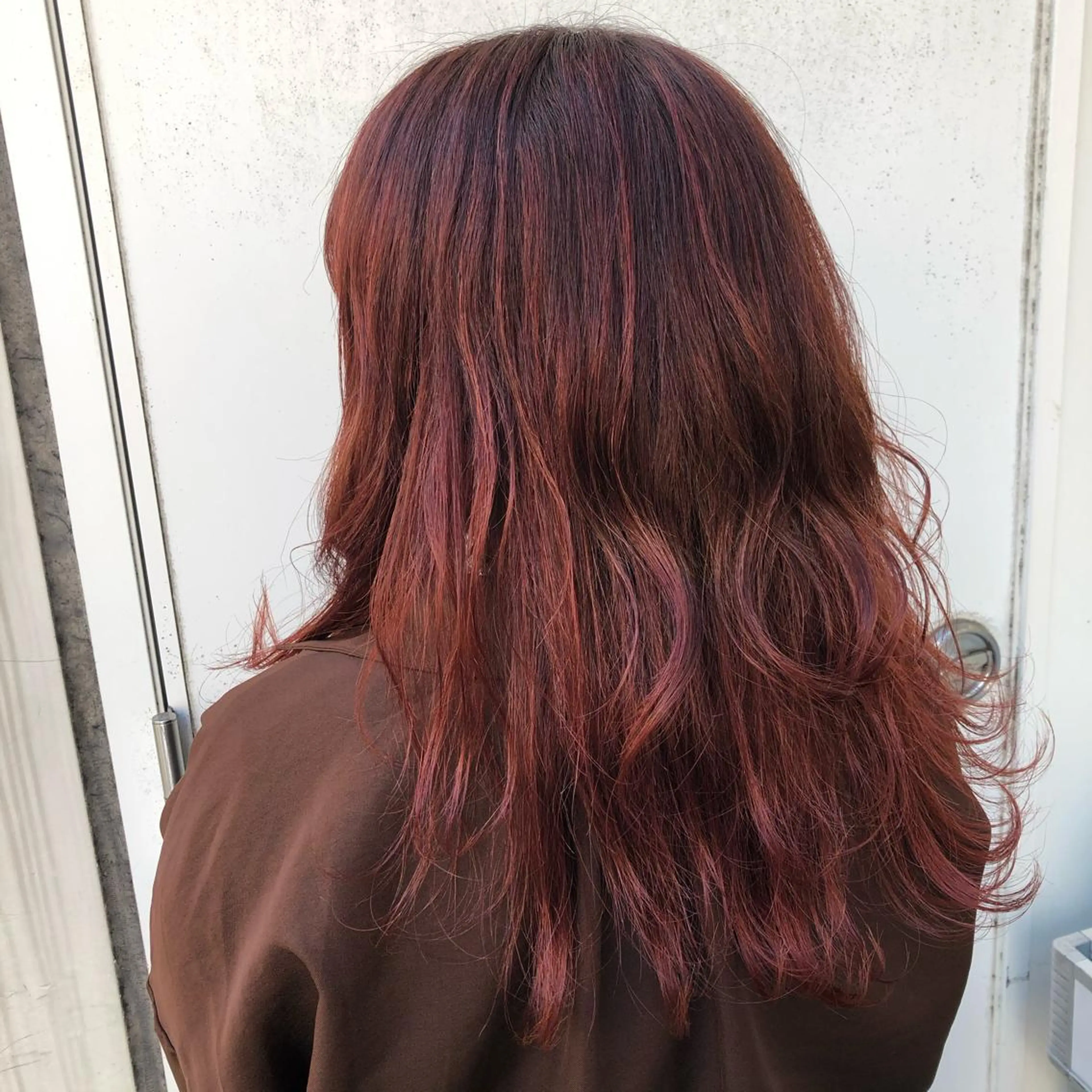 ロング カラー パーマ ヘアアレンジ entality所属・暖色ボブ 🍊rikakoのヘアスタイル