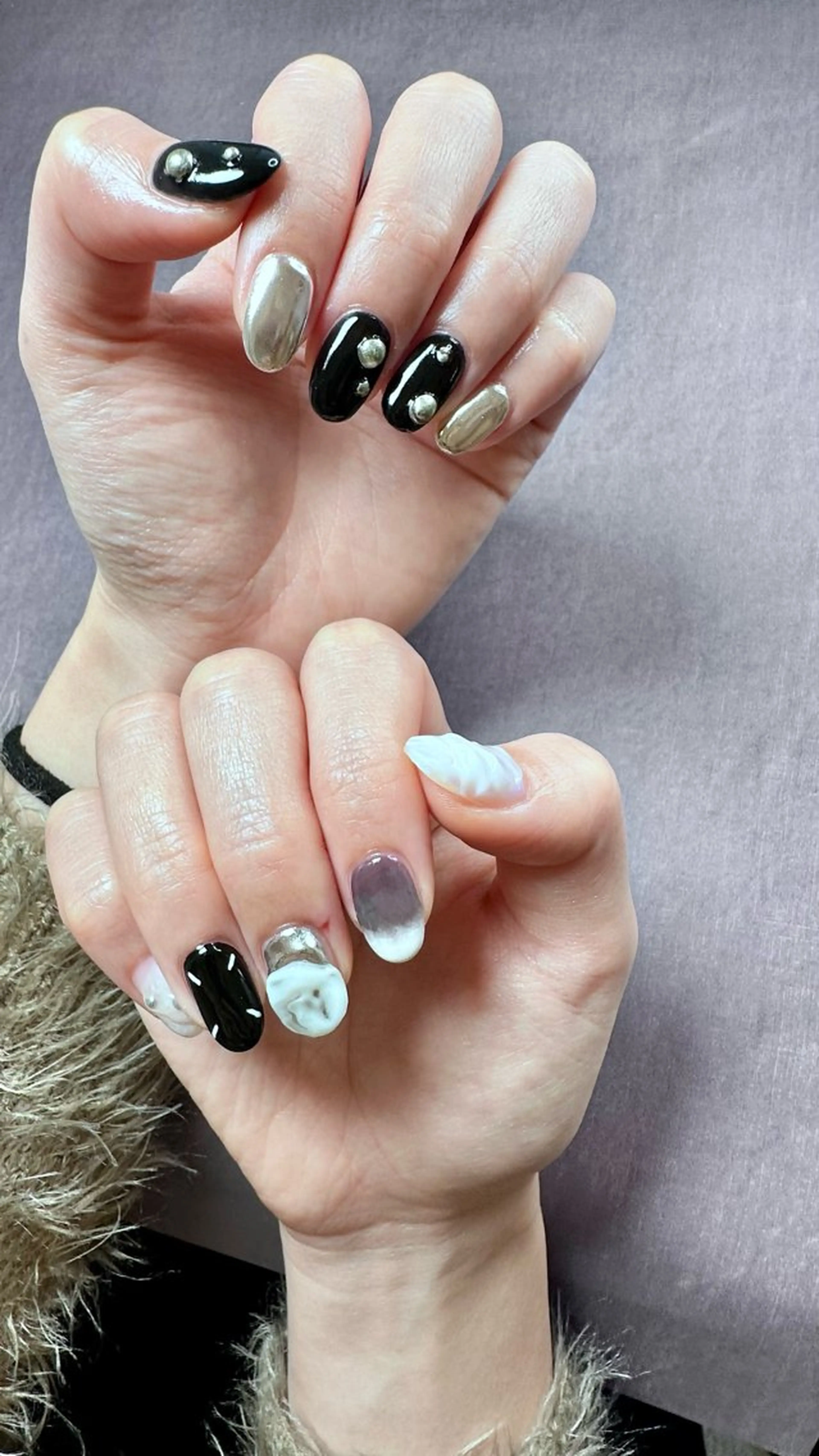 ネイル ニュアンスネイル ハンドネイル ハンドケア Atelier Ariのネイルデザイン