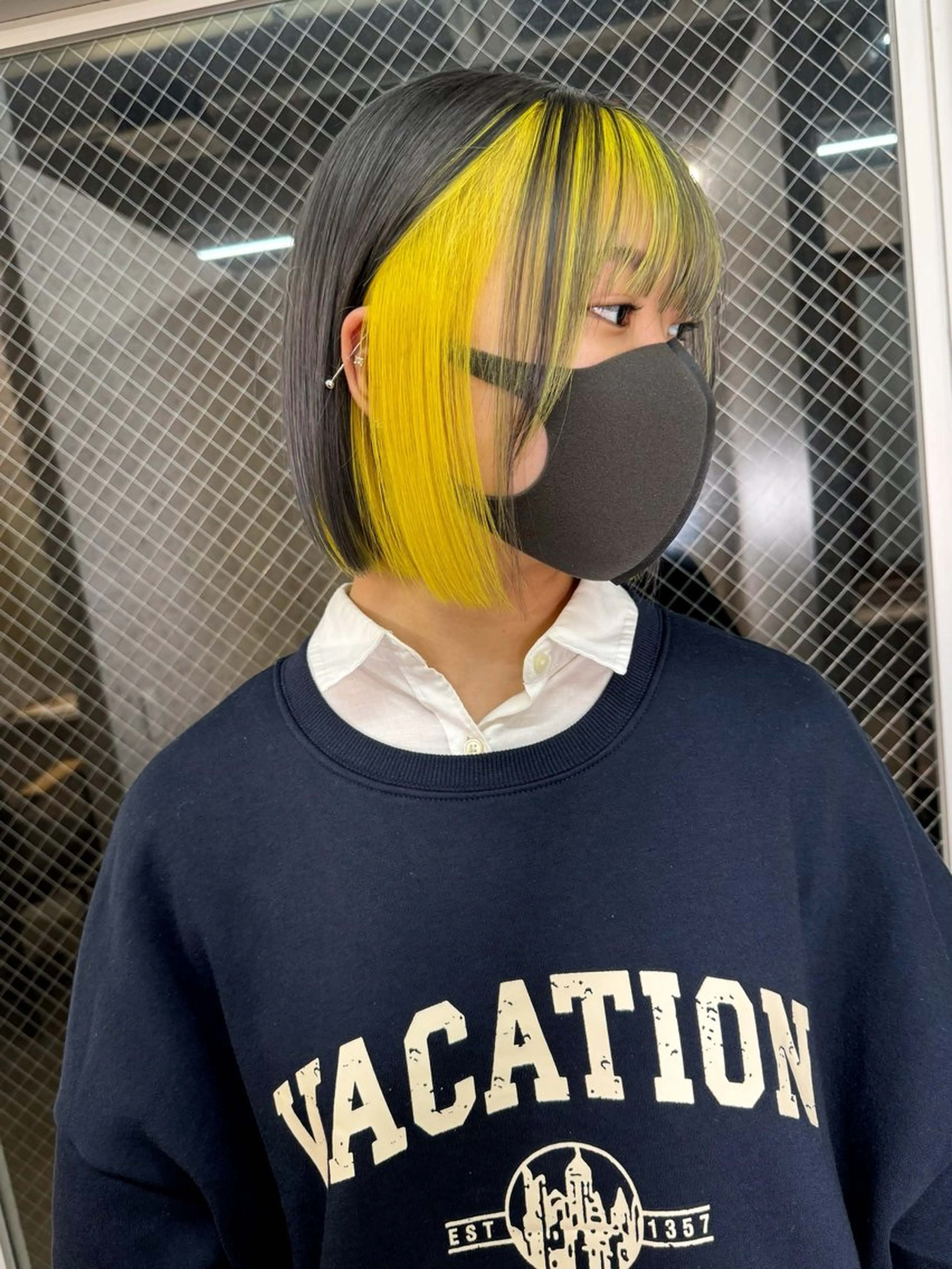ショート カラー ヘアアレンジ ブリーチ ケアブリーチ ダブルカラー ハイライトカラー ハイトーンカラー ヘアカラー lani 天神大名/ブリーチのヘアスタイル