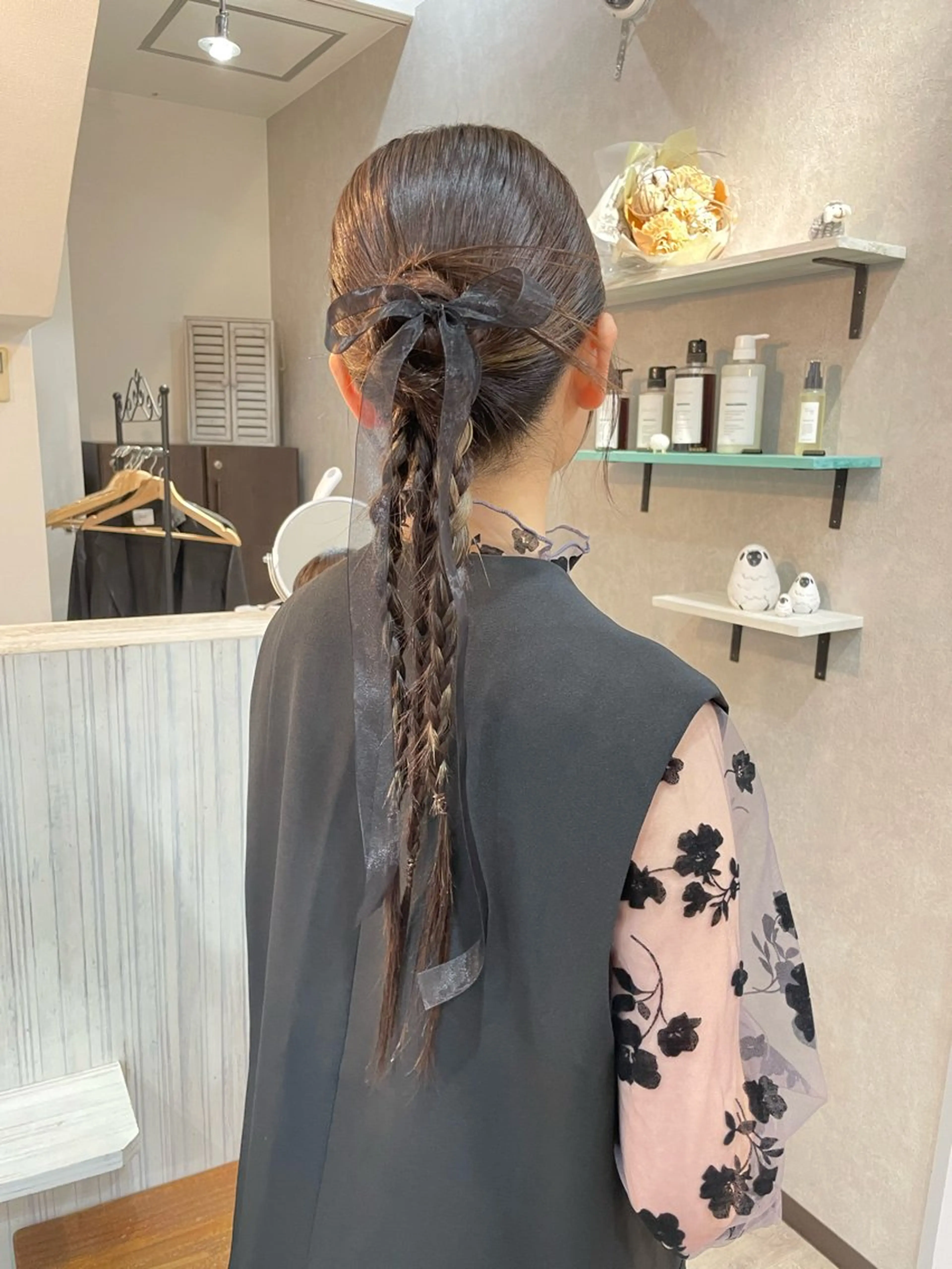 ヘアセットの写真