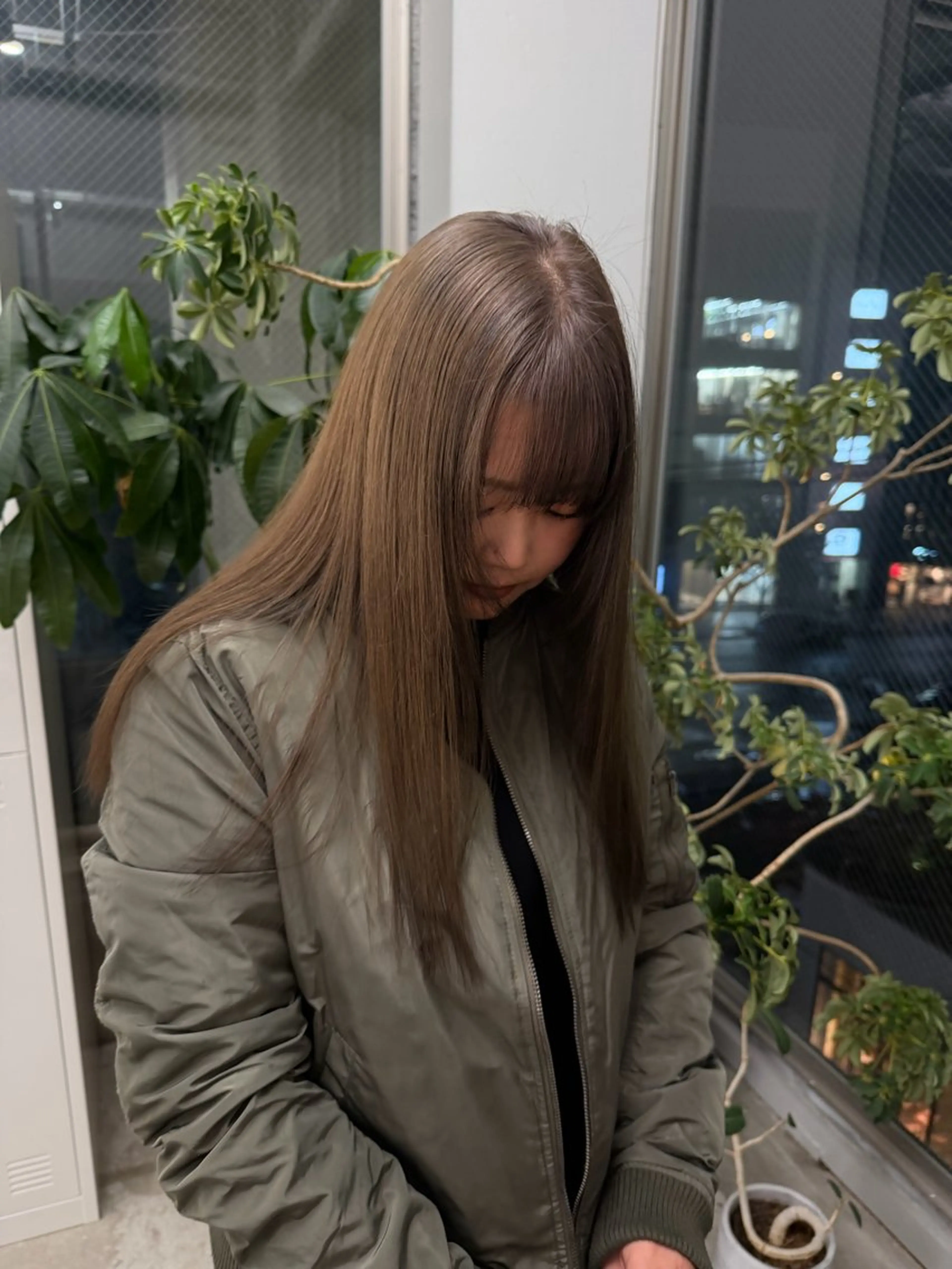 ロング ヘアカラー トリートメント tenn 栄店所属・mao/栄/tenn /暖色/ハイトーンのヘアスタイル