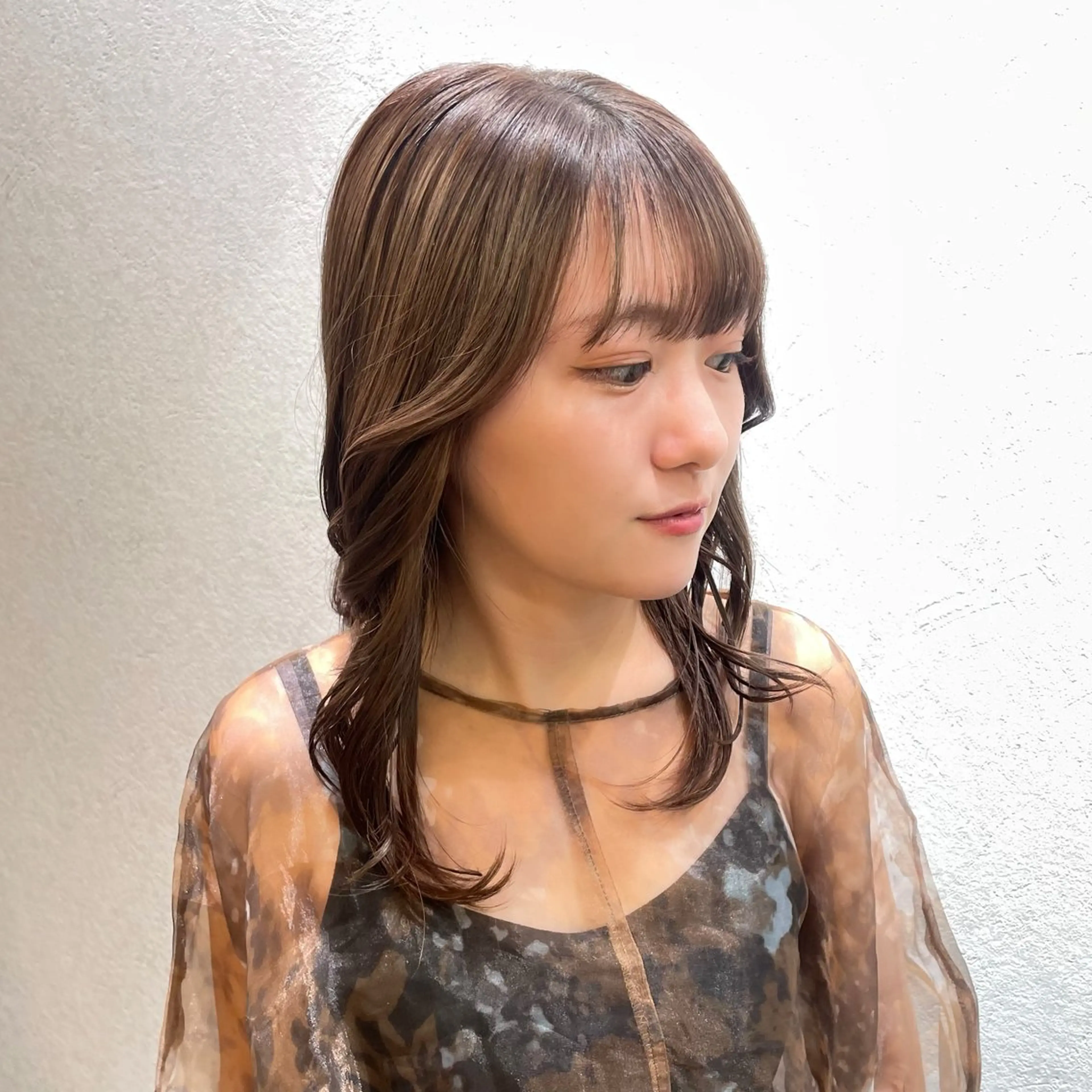 カラー カット トリートメント 透明感 カラー 艶髪 縮毛矯正🫒airiのヘアスタイル