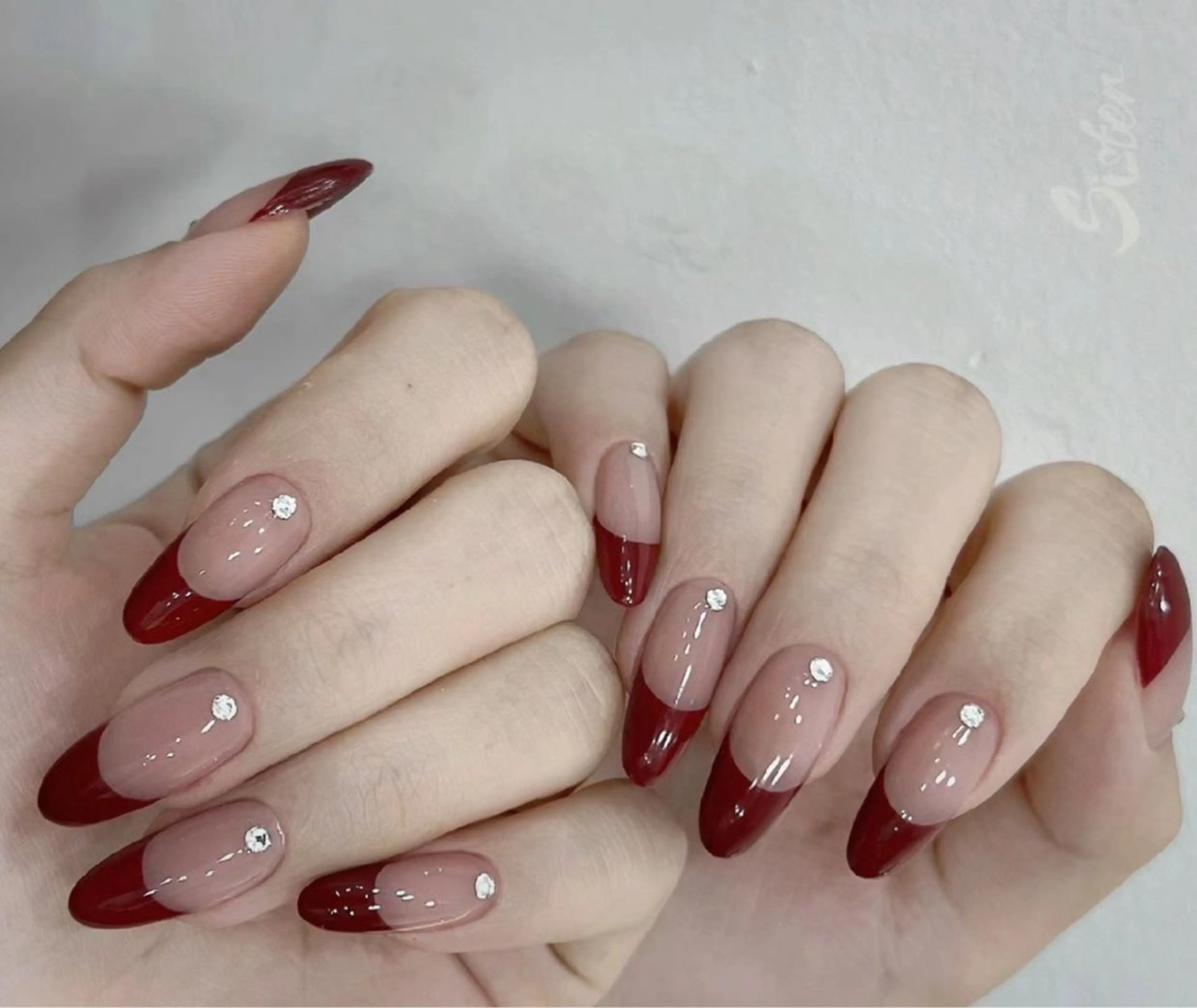 ネイル Dione Nail 長さだし モデル募集のネイルデザイン