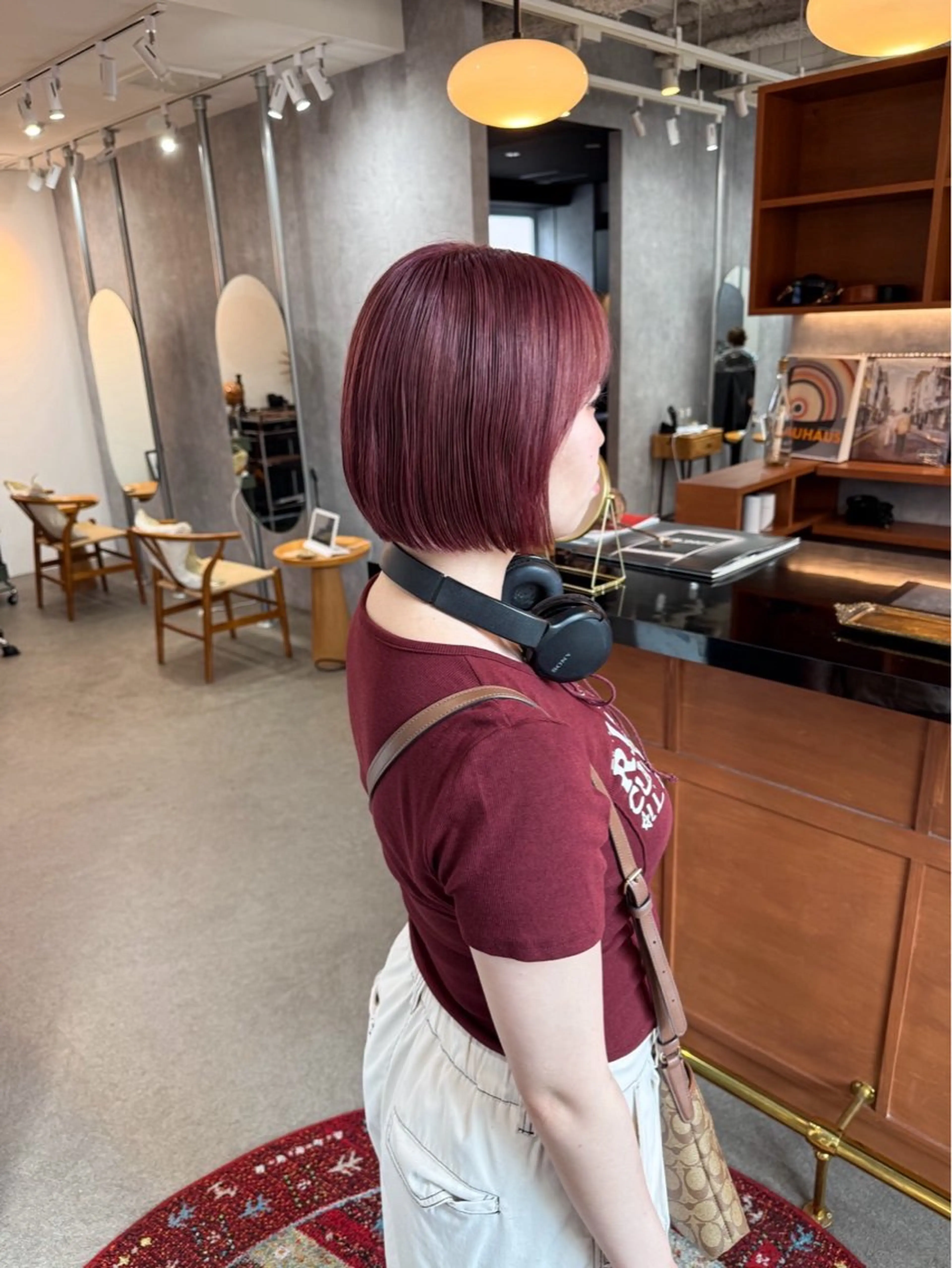 ショート カラー カット ヘアカラー トリートメント ai カラーモデル募集中のヘアスタイル