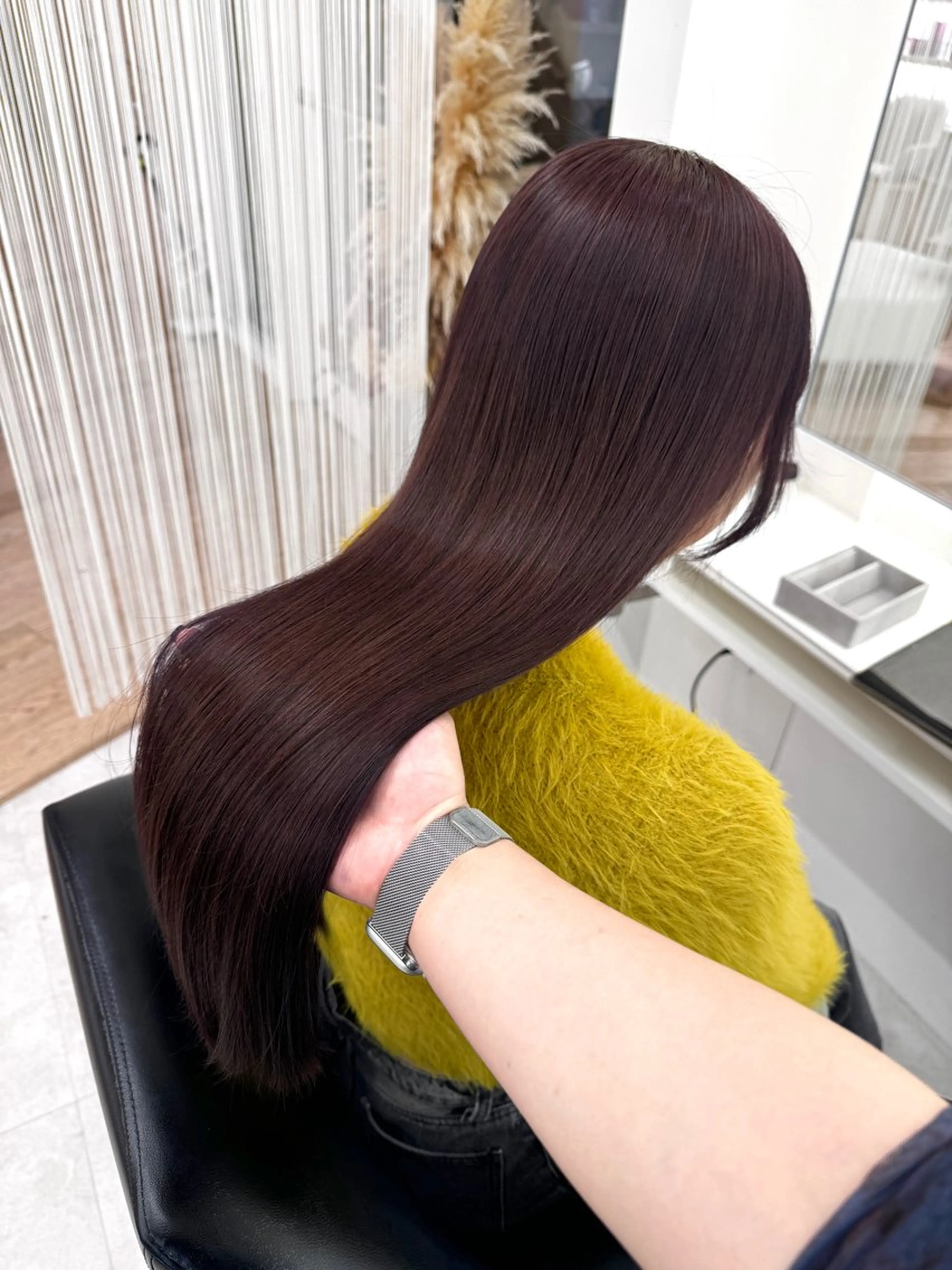ロング カラー カット ヘアカラー ParveMix NANOのヘアスタイル