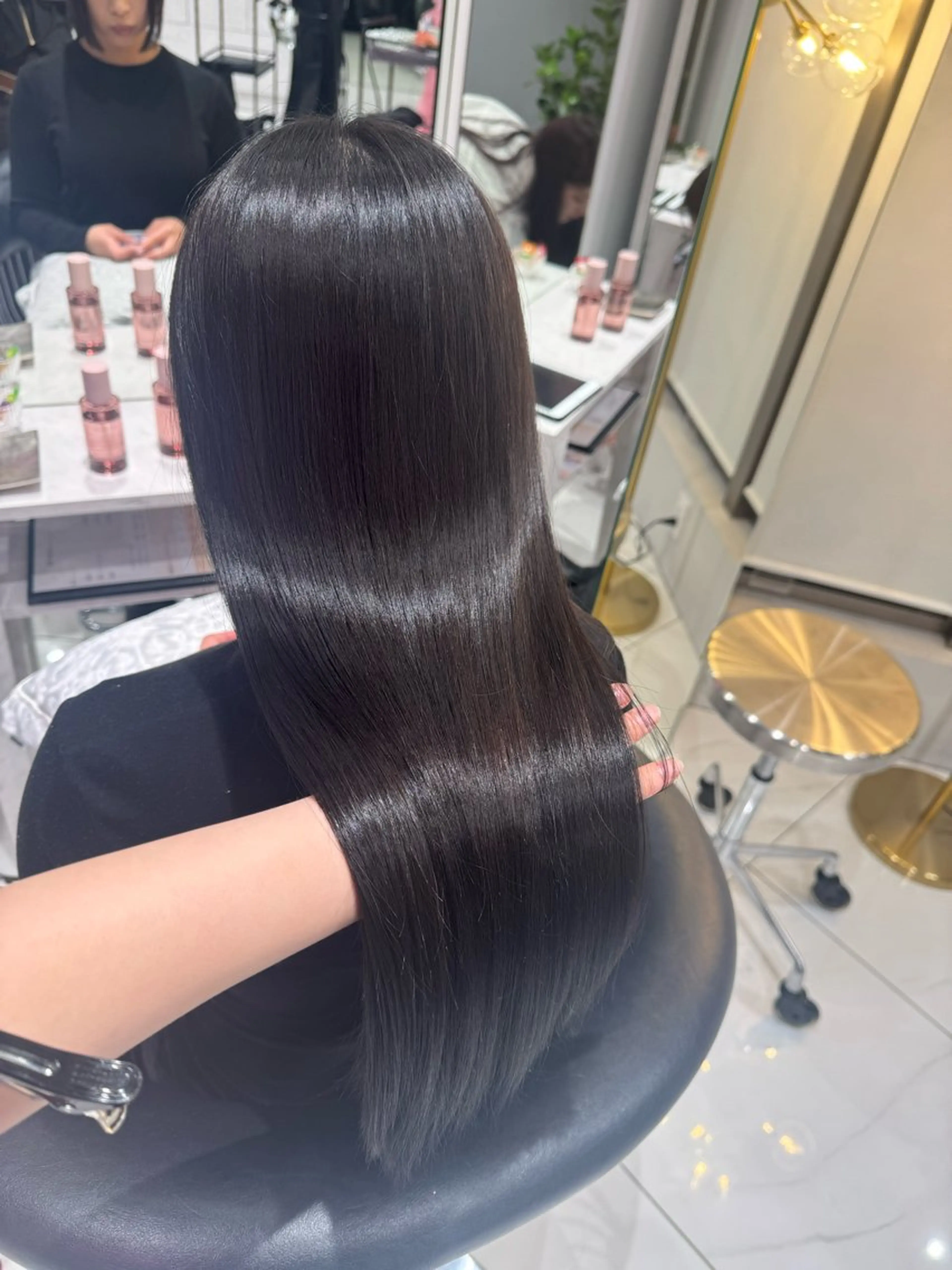 ロング トリートメント Rin/寒色系カラー 🦋/うる艶ヘア🫧のヘアスタイル