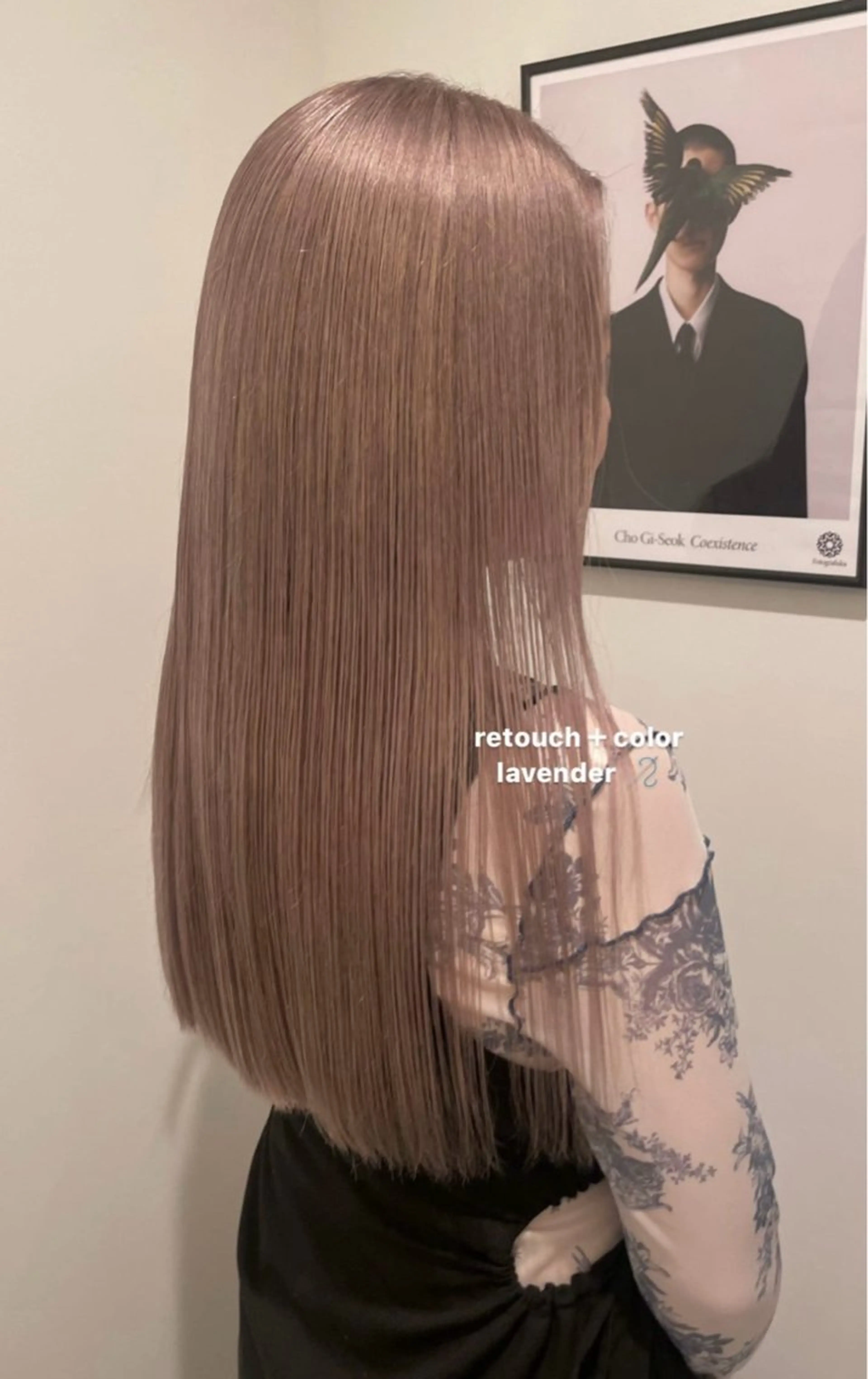 カラー ヘアカラー トリートメント rizu ボブヘアのヘアスタイル