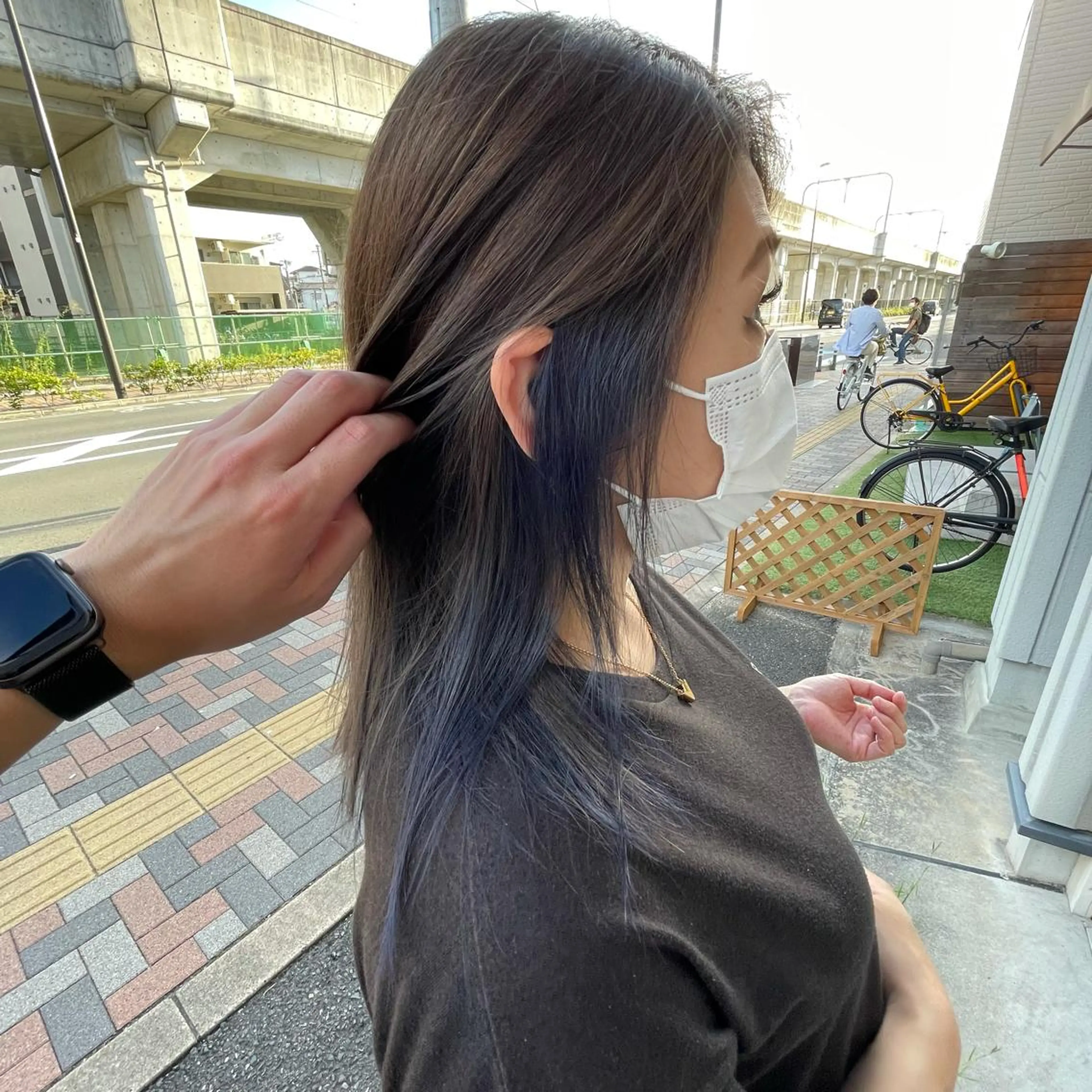 カラー ヘアカラー 藤井 雄大のヘアスタイル