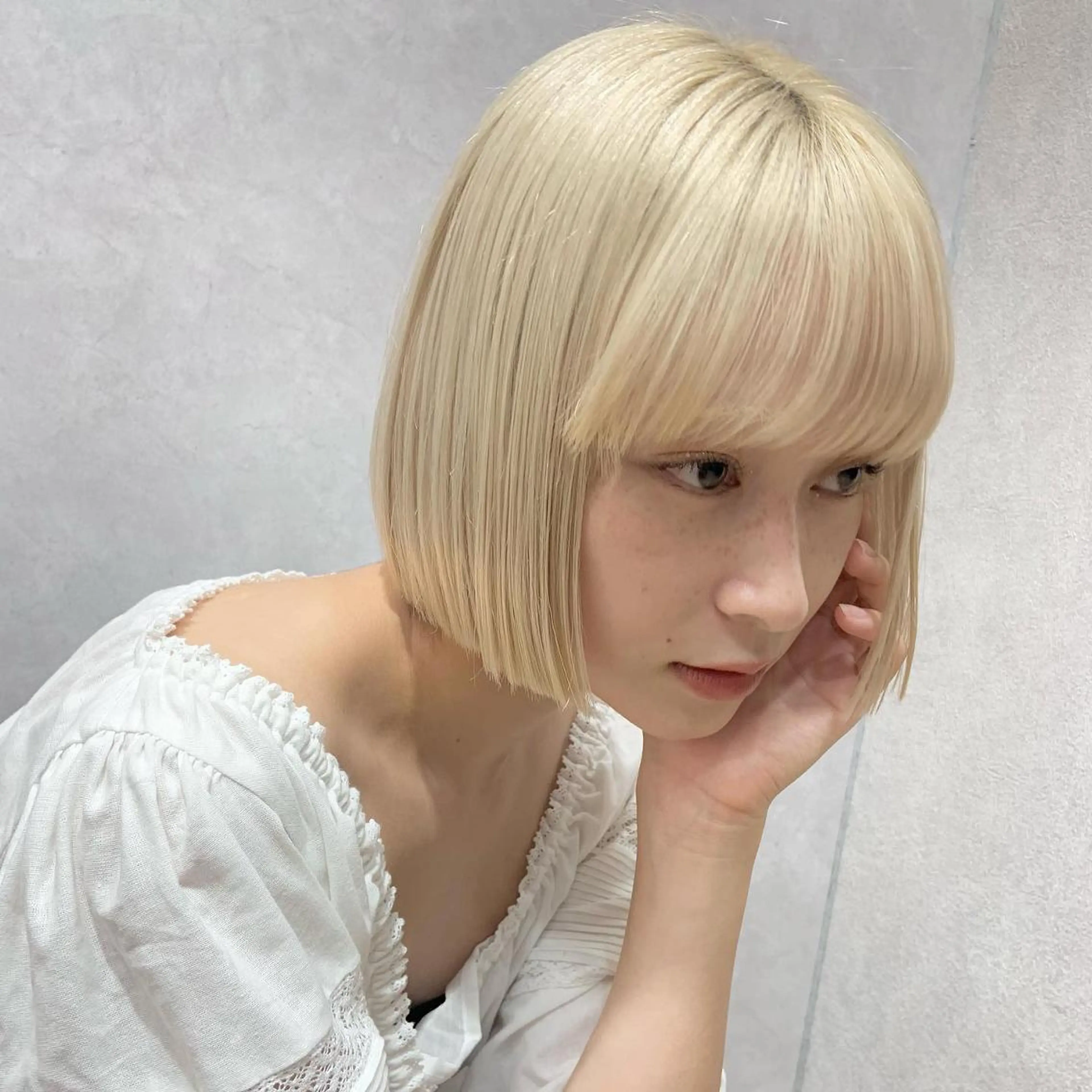 🤍透明感/韓国風 🤍サクラギヒトミのヘアスタイル