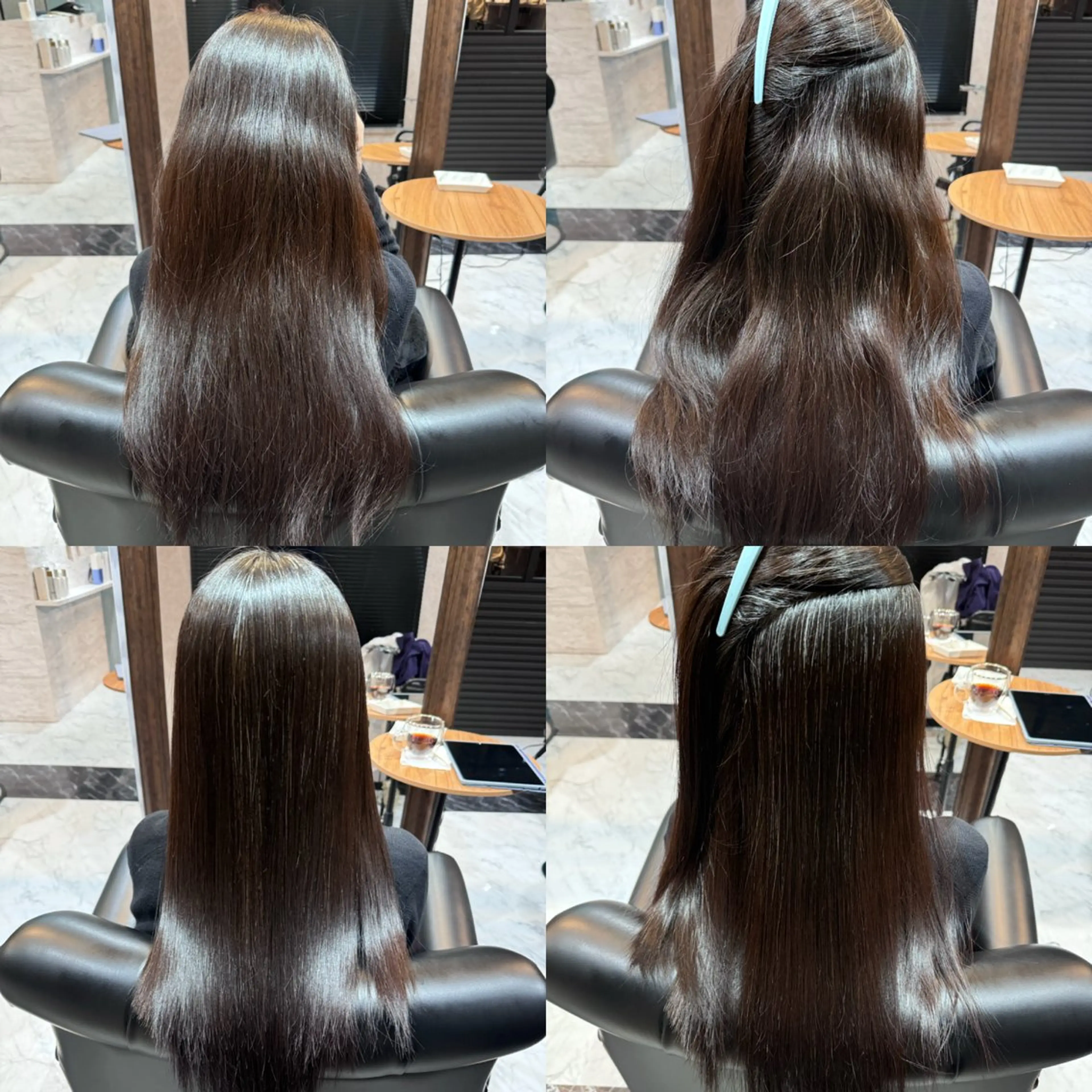 ロング 縮毛矯正 LuanaTOKYO 都築佑汰のヘアスタイル