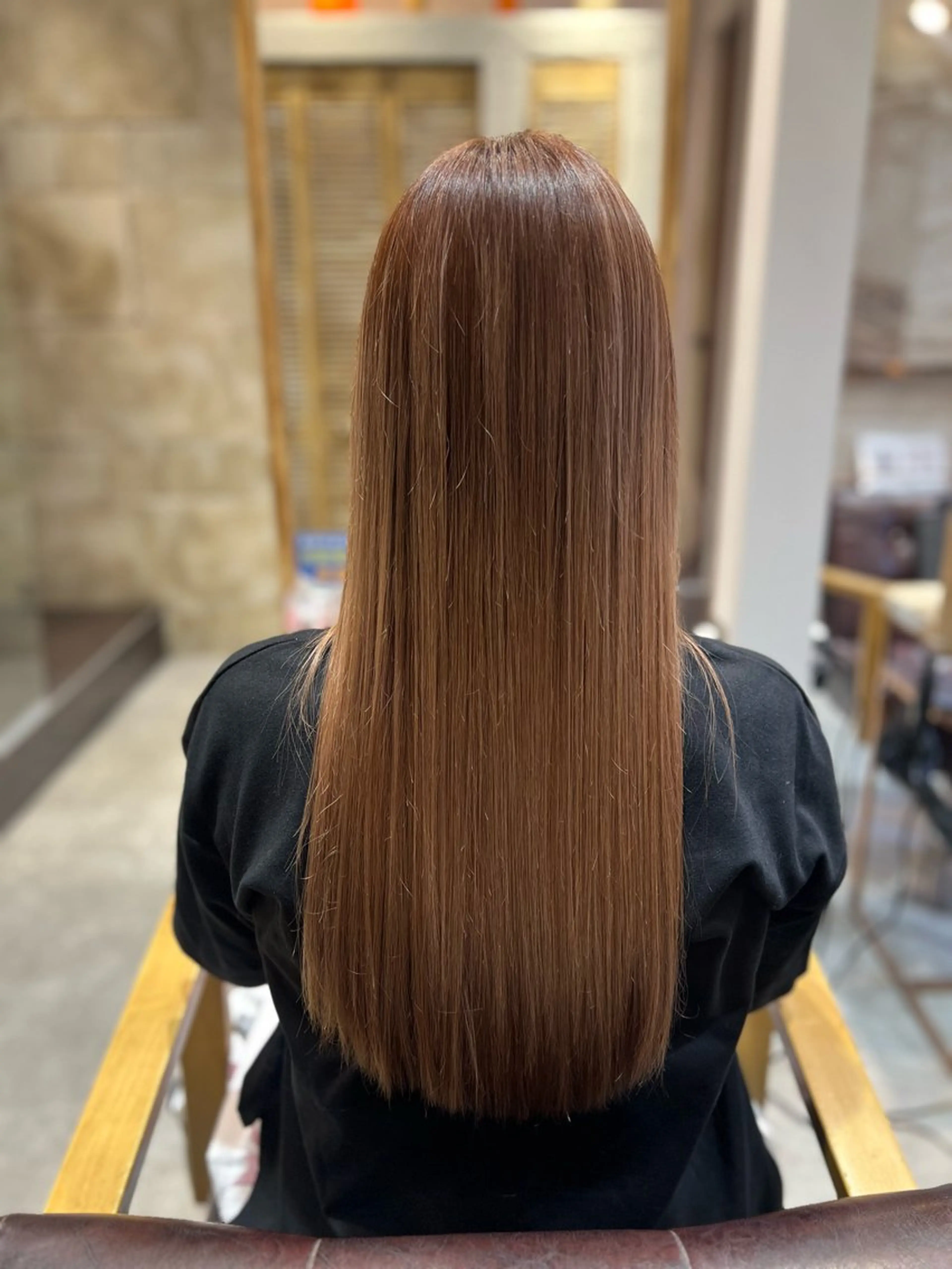 ロング カット ヘアカラー トリートメント 前井 正人のヘアスタイル