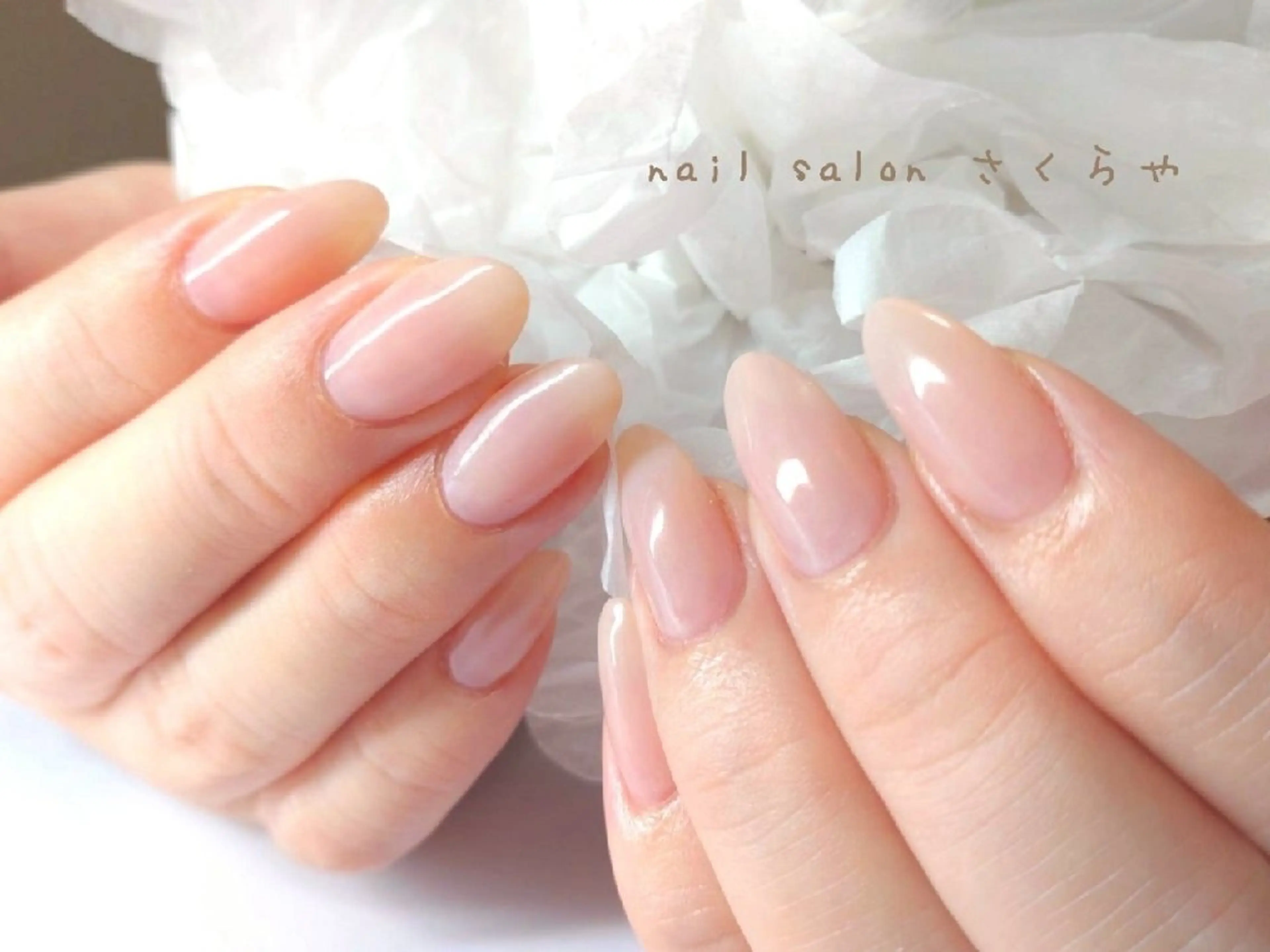 ネイル 成人式 ジェルネイル ワンカラーネイル パラジェル 冬ネイル ハンドネイル さくらや❤ パラジェル使用のネイルデザイン