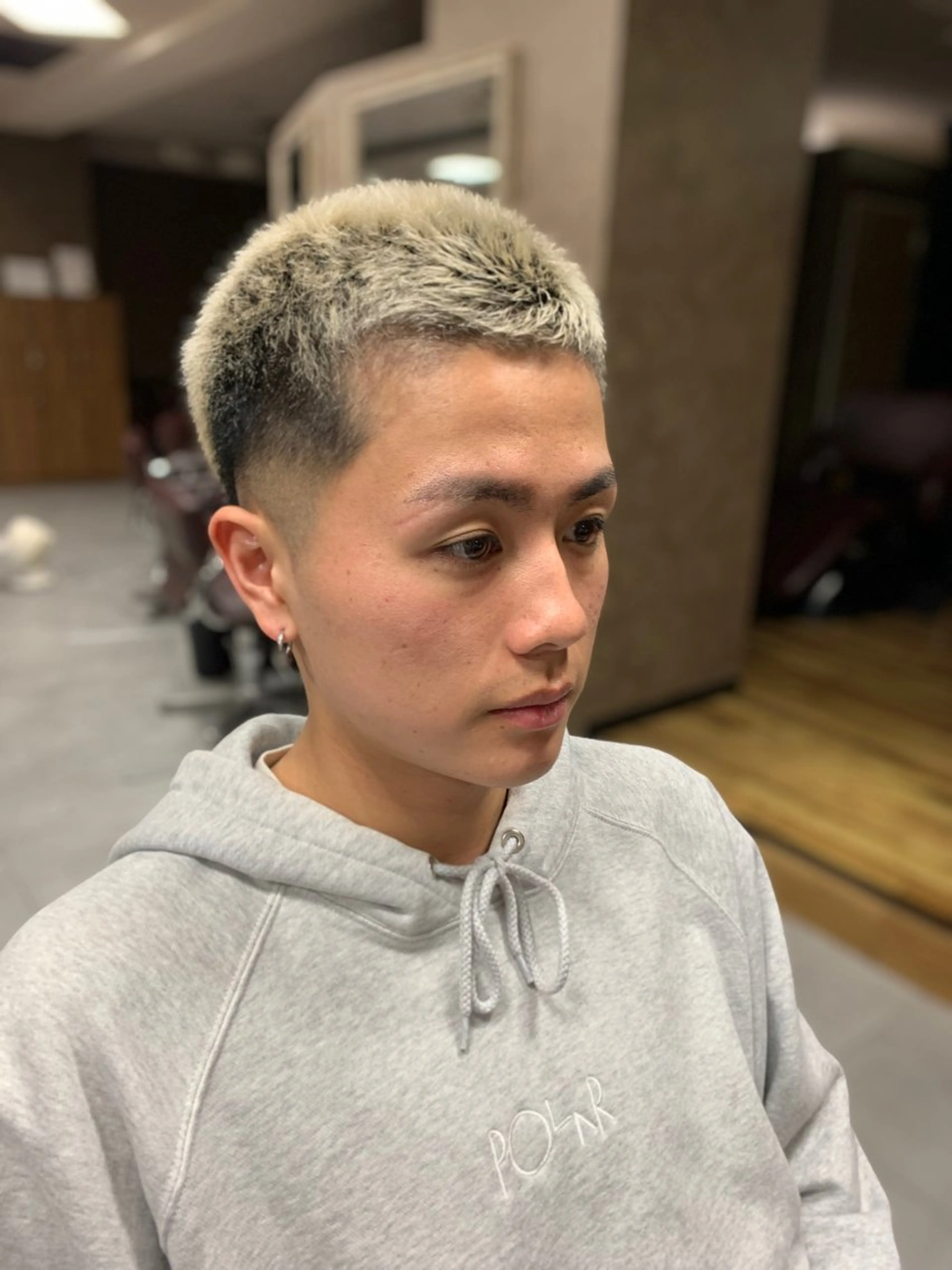 ショート カット バーバーショップ涼桜新町店所属・田中大 パーマ/メンズカットのヘアスタイル