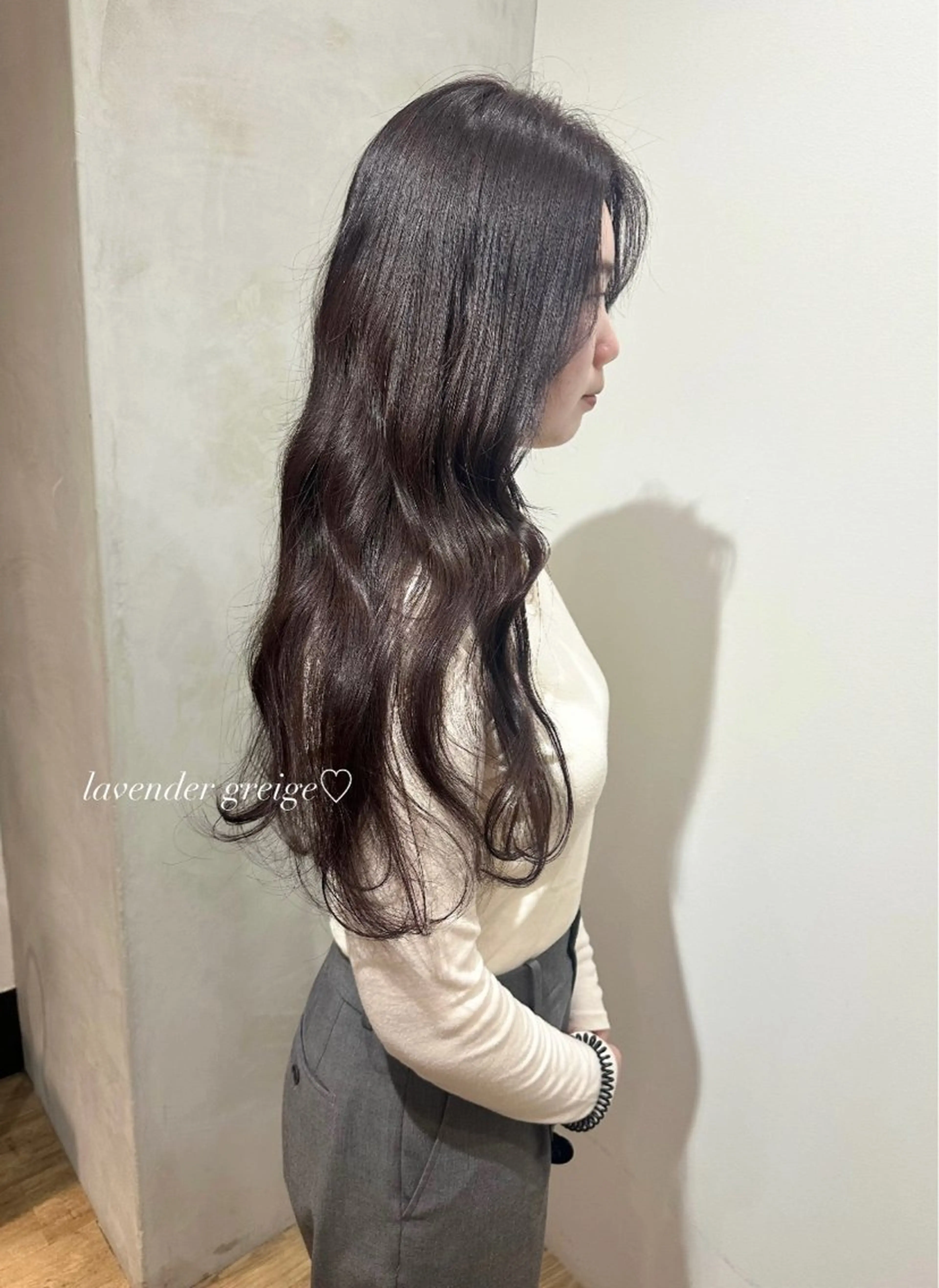 ロング カラー ヘアカラー トリートメント himawari♡ 柔らかいカラーのヘアスタイル