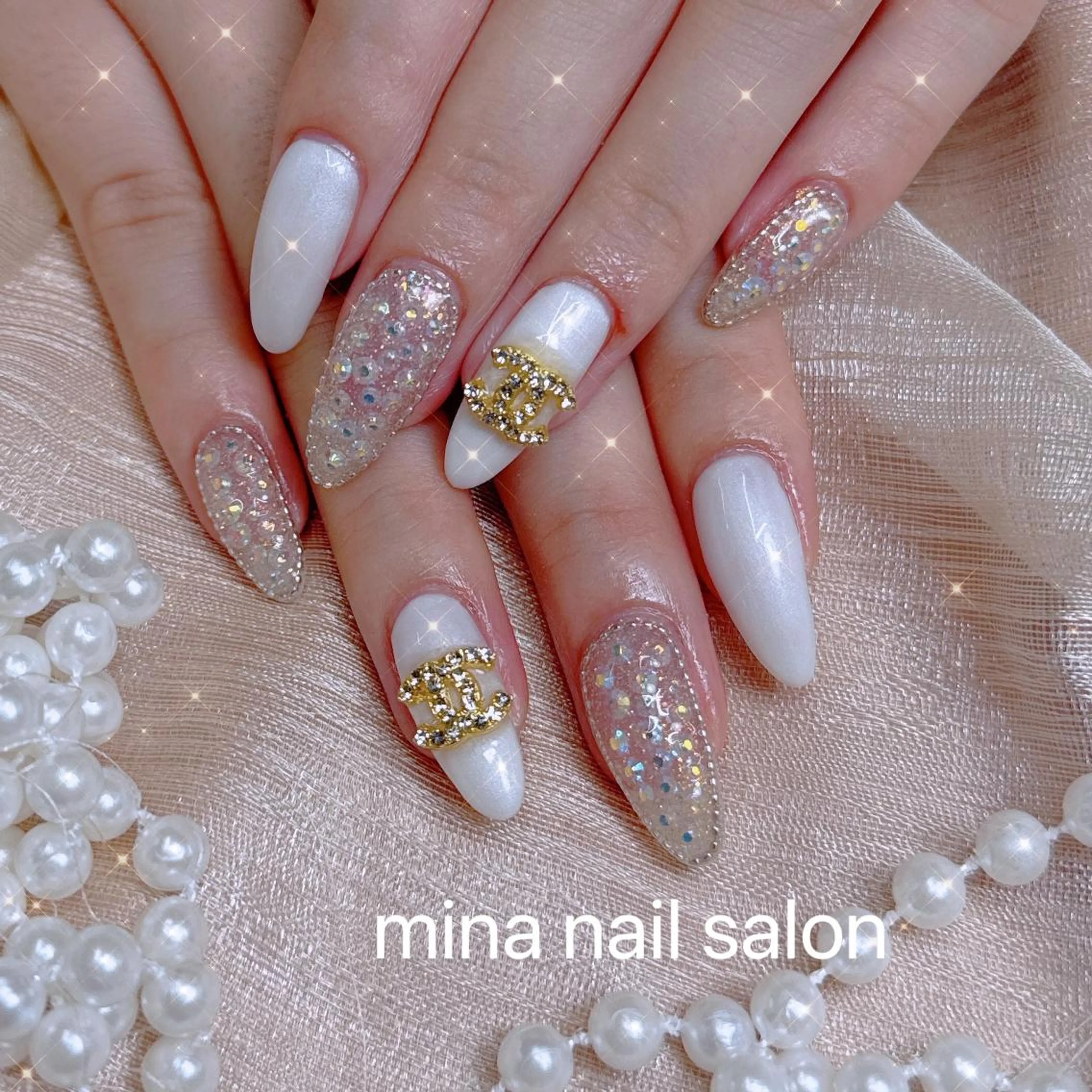 ネイル Mina🧸 韓国風ネイル🎀のネイルデザイン