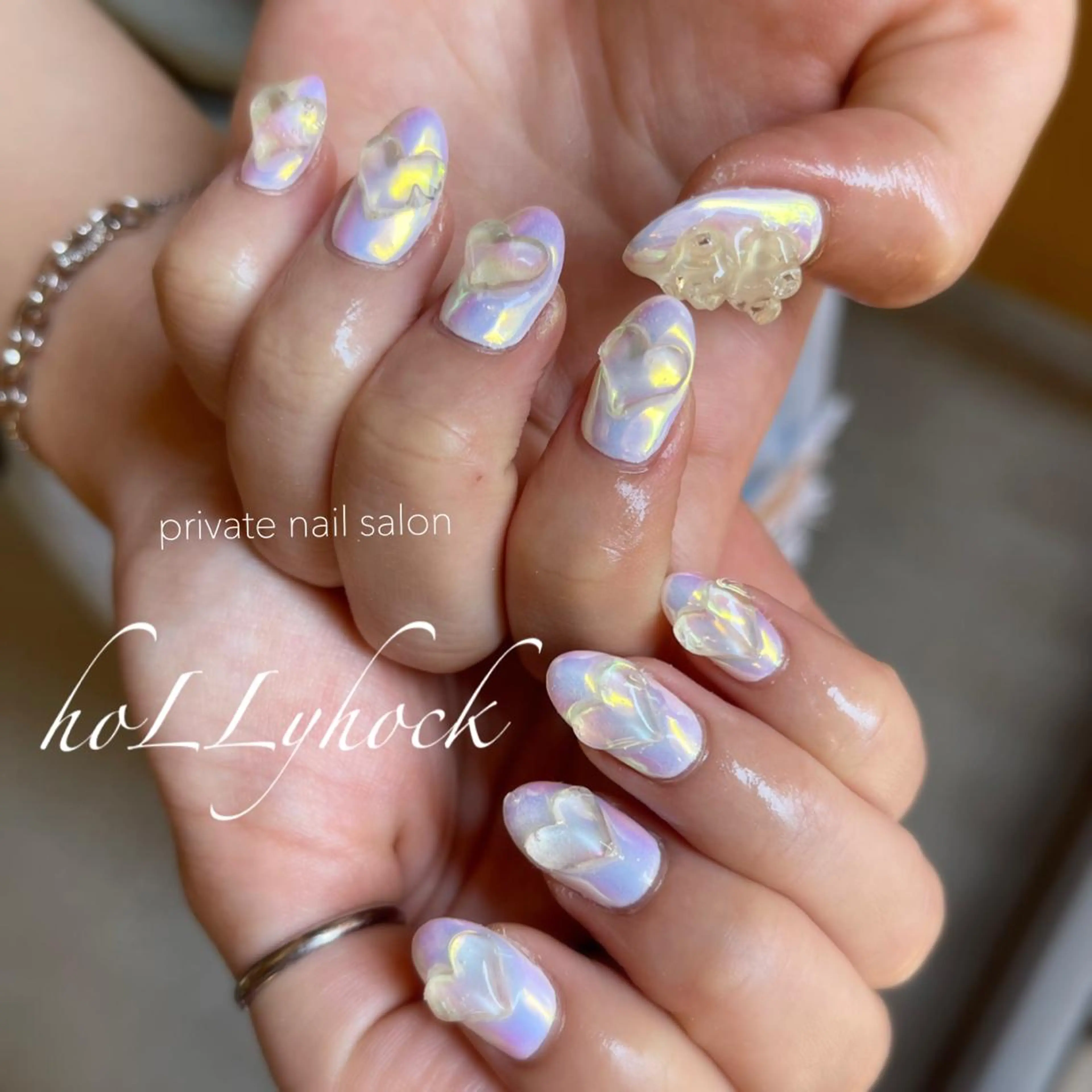 ネイル ハンドネイル nail salon hoLLyhockのネイルデザイン