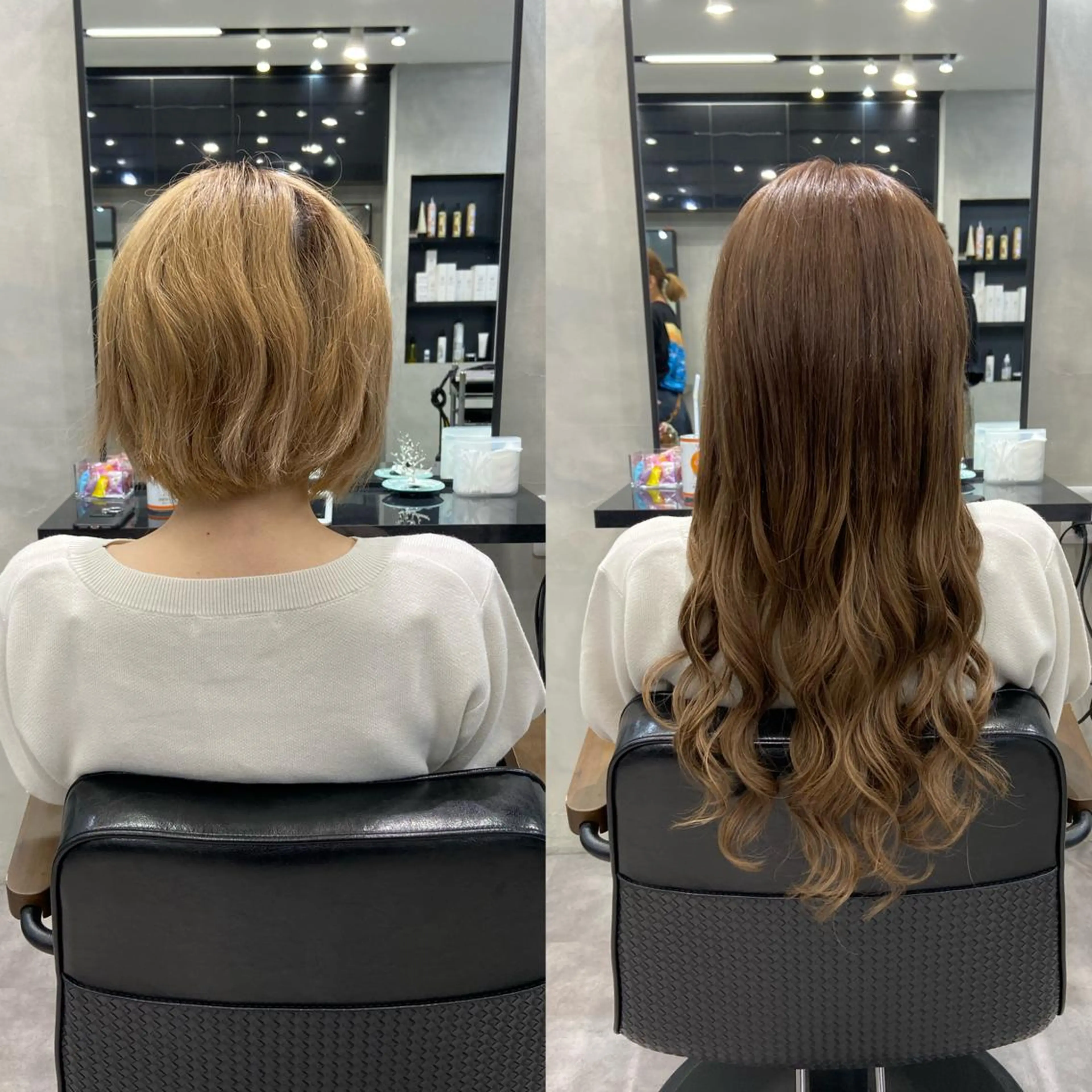 セミロング カラー ヘアアレンジ ar+ ❤︎ maiのヘアスタイル