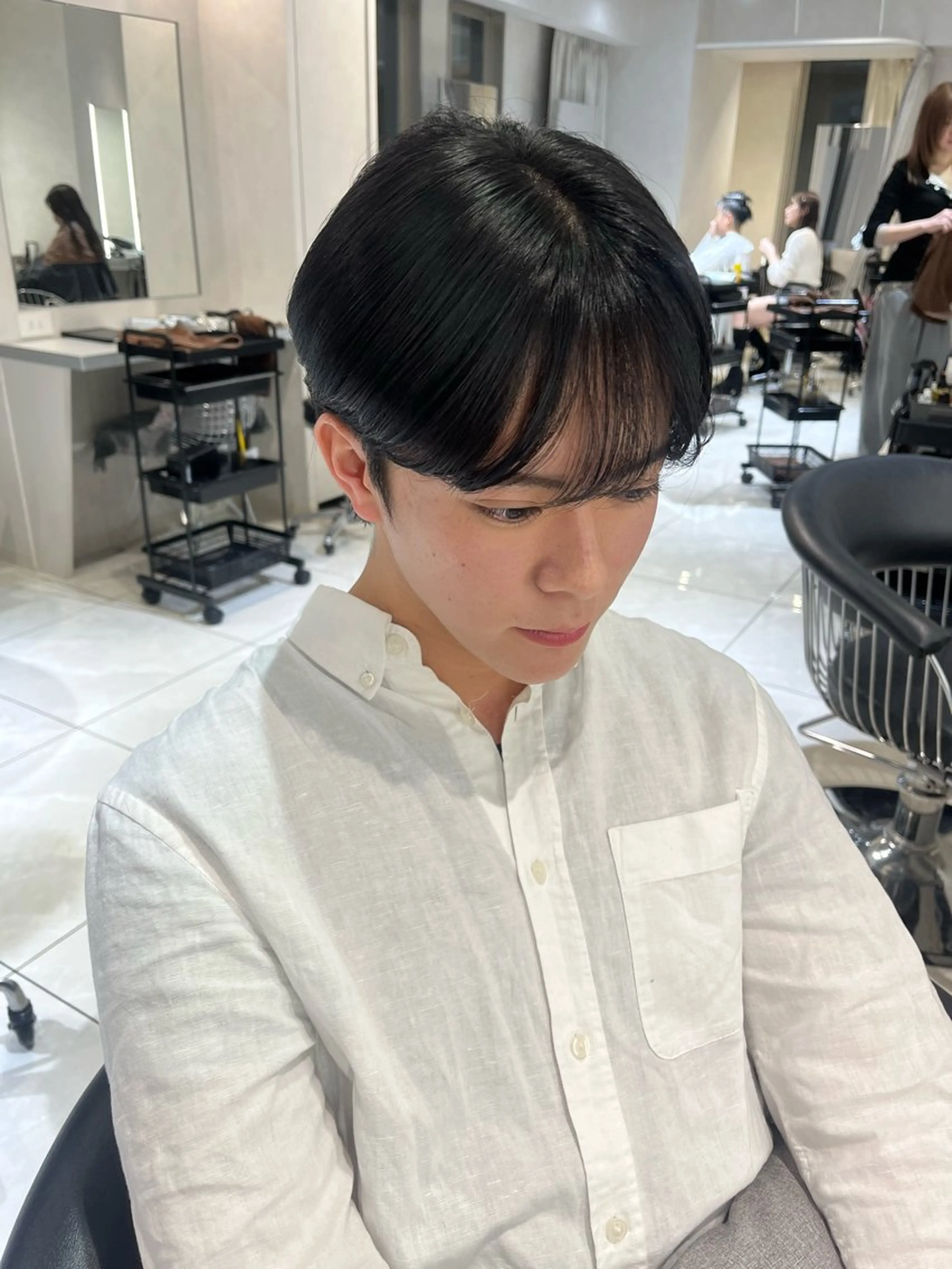 パーマ メンズ カット パーマ 韓国メンズヘア 🇰🇷wakanaのヘアスタイル